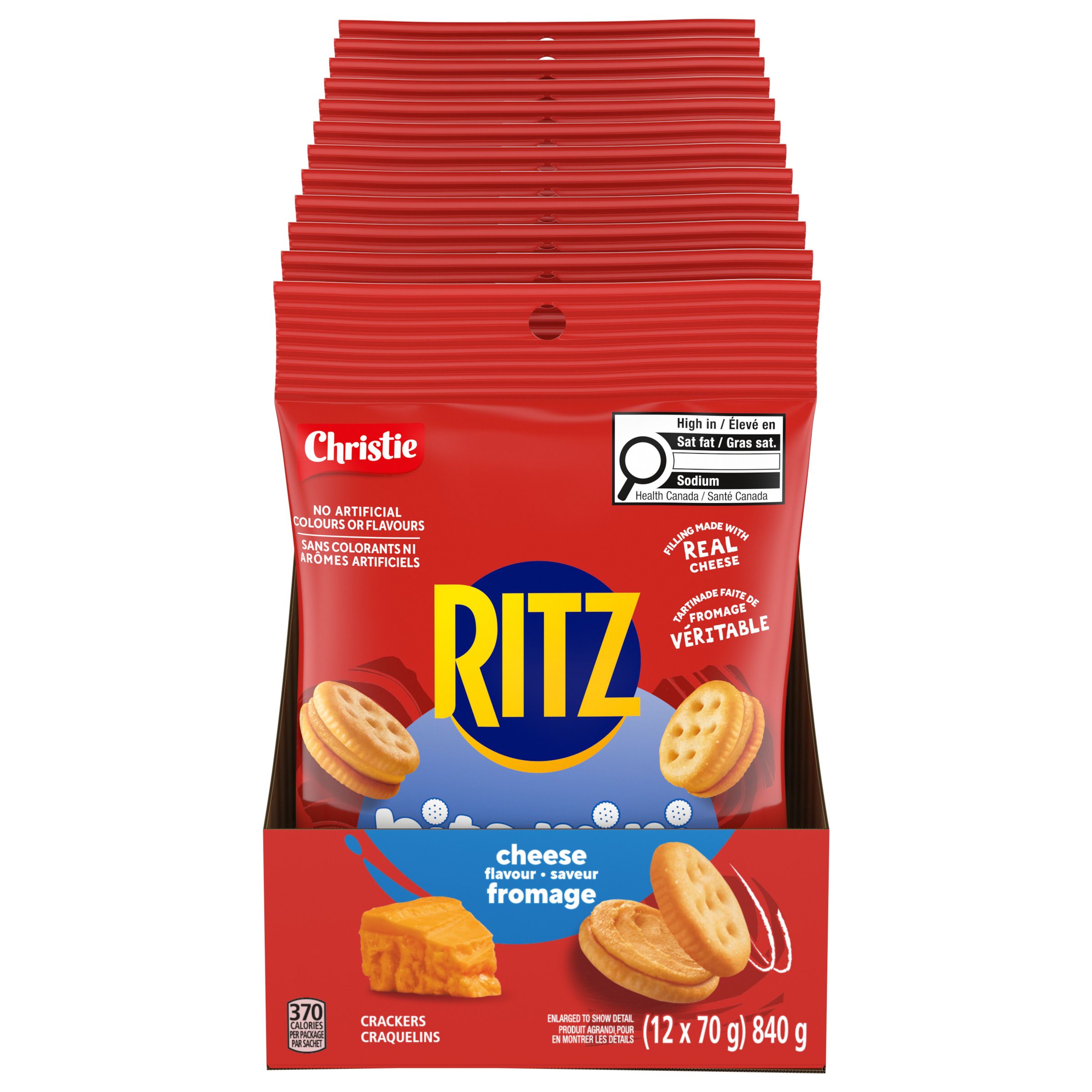 RITZ Sandwiches au fromage, 70 g x 12-thumbnail-1