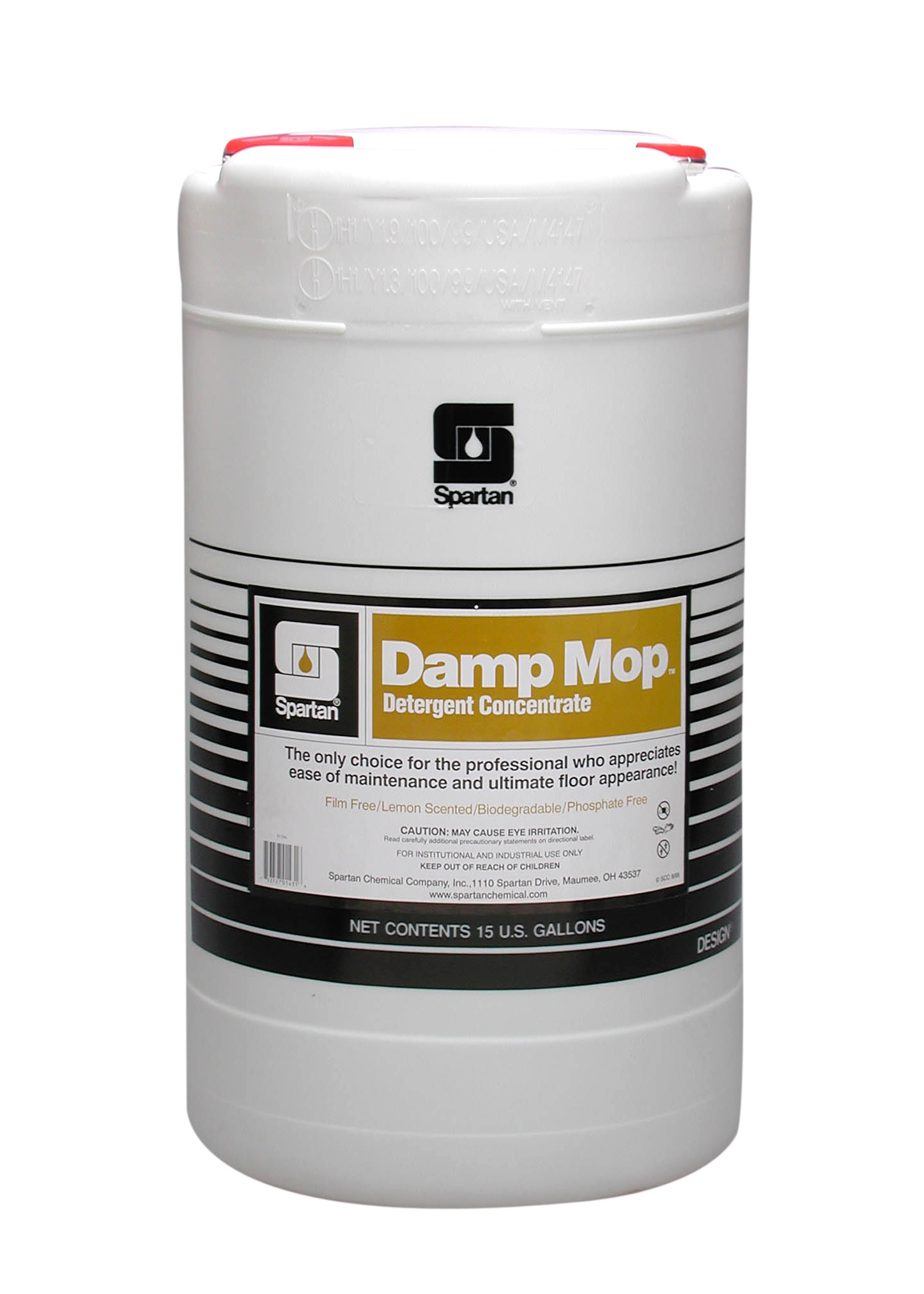 Spartan Chemical Company Damp Mop, 15 GAL DRUM