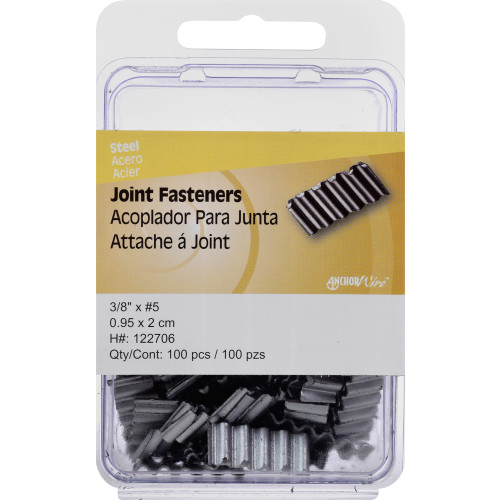 Anchor Wire Bright Corrugated Joint Fasteners (3/8") 100 pc