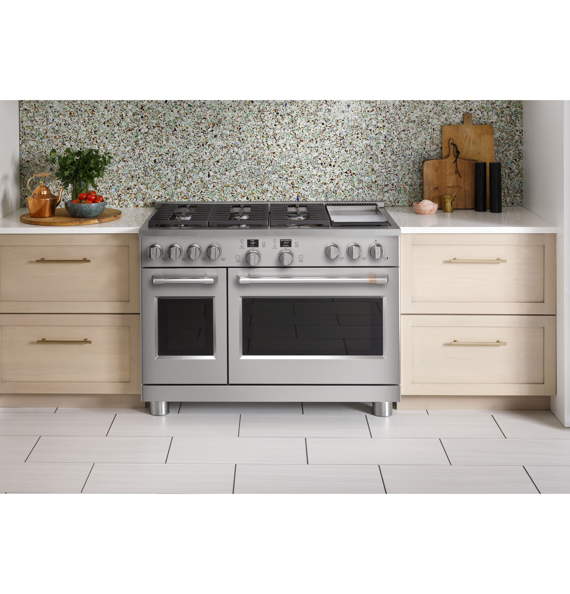 48" Width — 6 Burners — Dual Fuel — Griddle — Conv — ADA Compliant — Connectable via built-in WiFi view 4