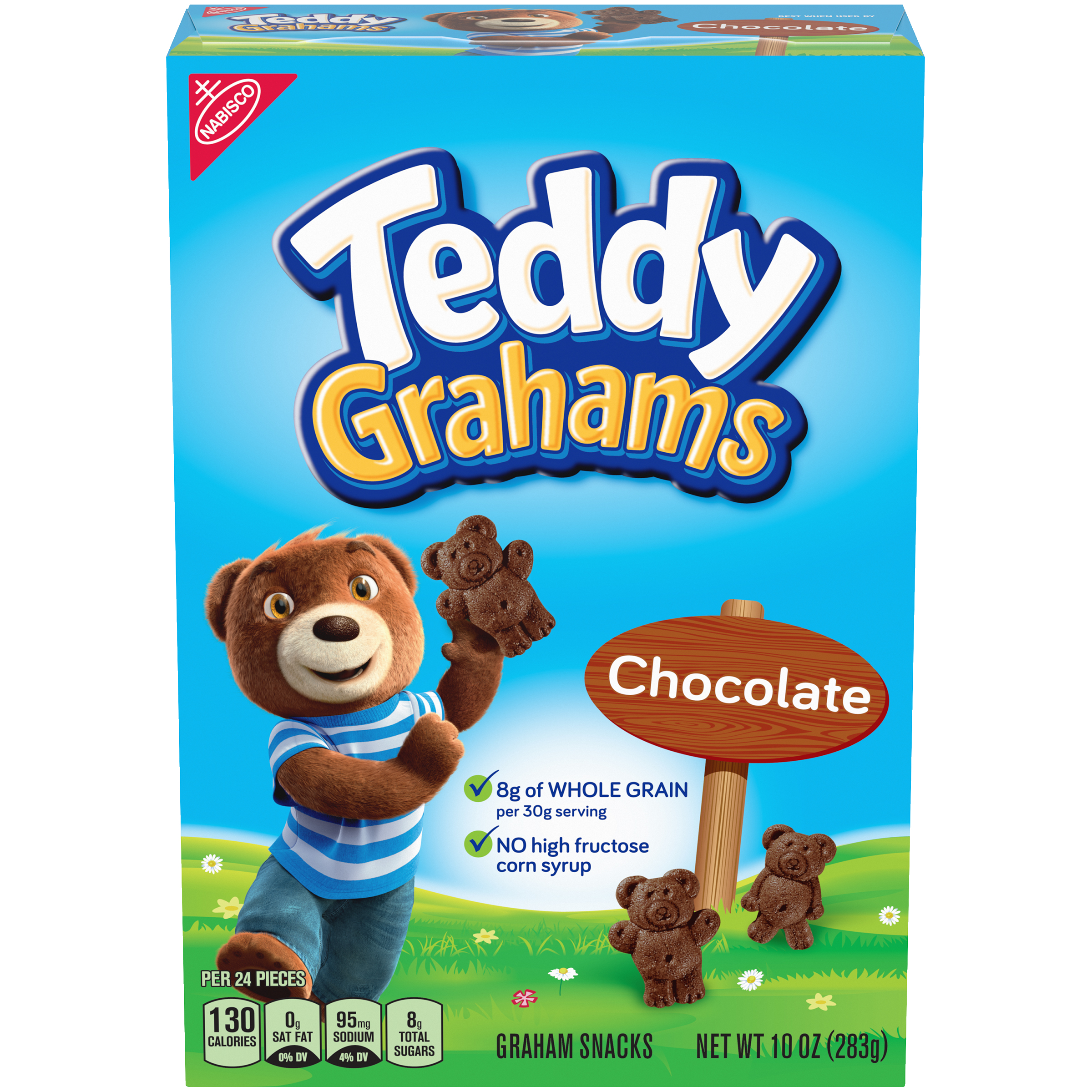 TEDDY GRAHAMS Chocolate Cookies 10 oz