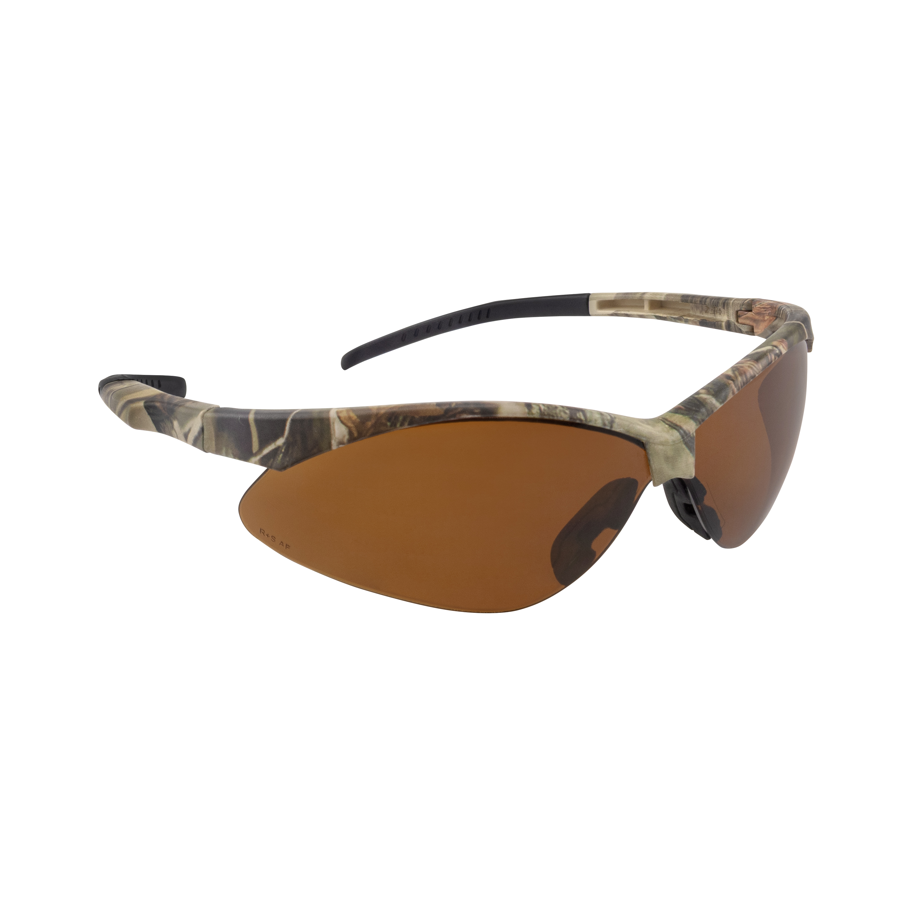Rad-Apocalypse Camo Safety Eyewear - Camo Frame - Bronze Anti-Fog Lens