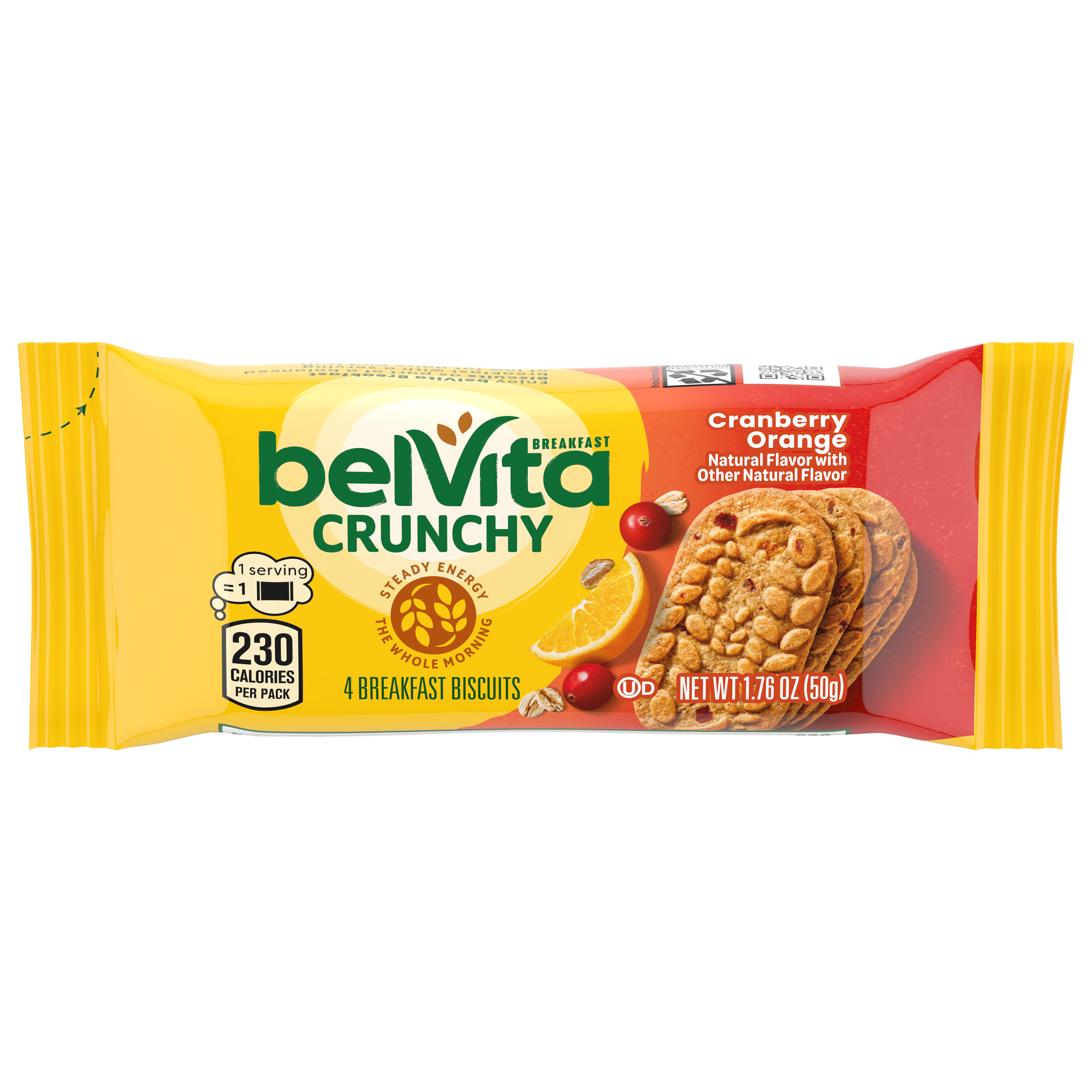 BELVITA Crunchy Cranberry Orange Breakfast Biscuits 8.8 OZ-thumbnail-1