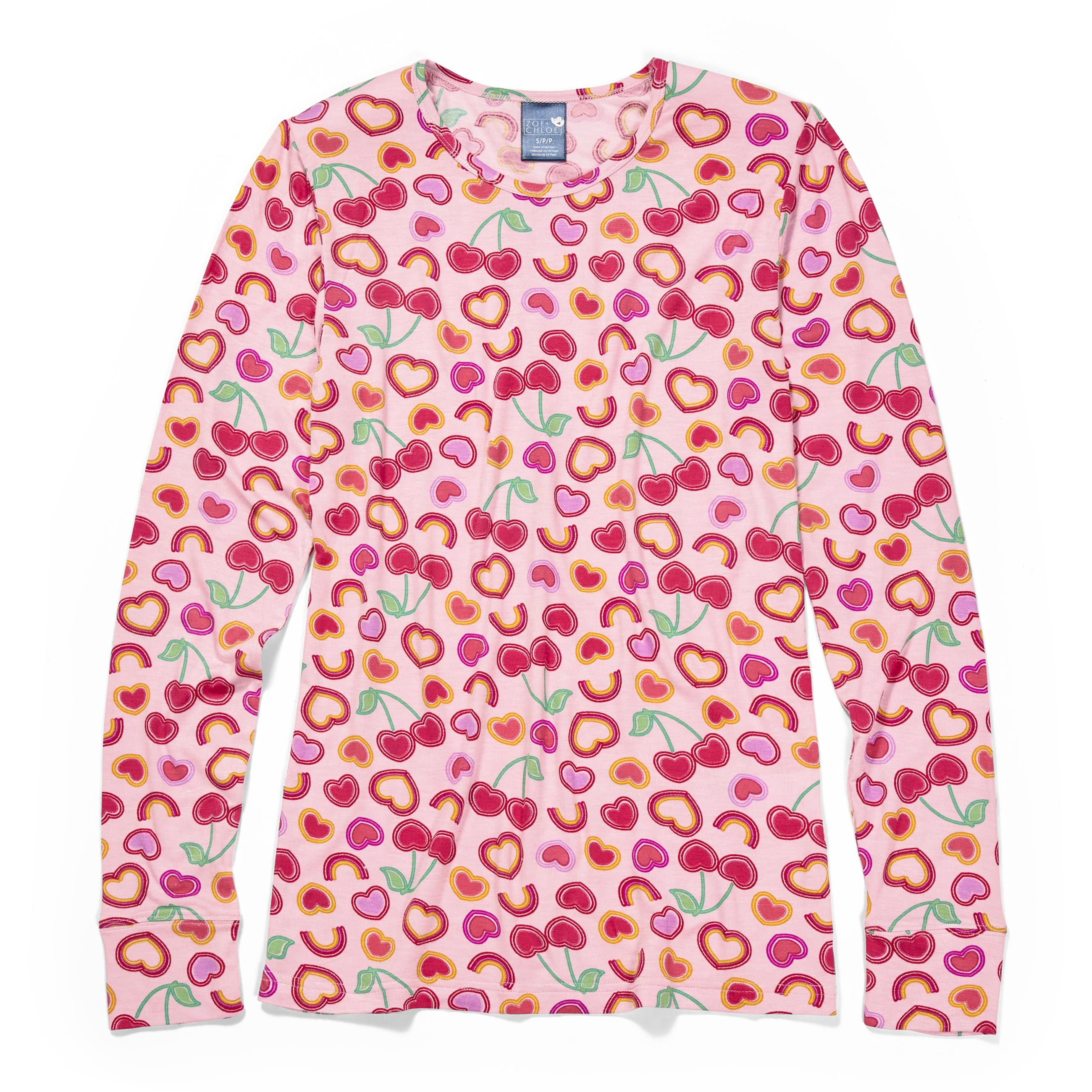 Zoe+Chloe Silky Print Tee-Zoe&#43;Chloe