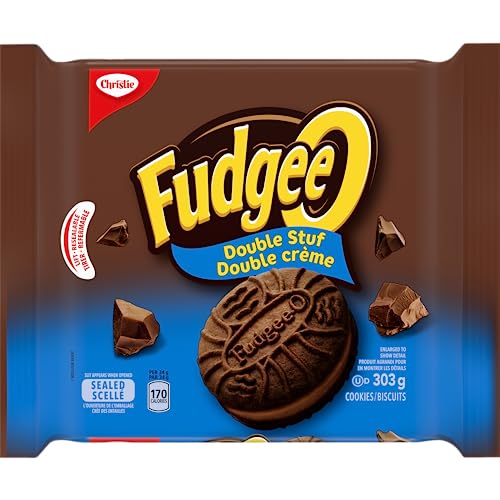 Fudgee-O Double Stuf Creme Filled Sandwich Cookies 303G-0