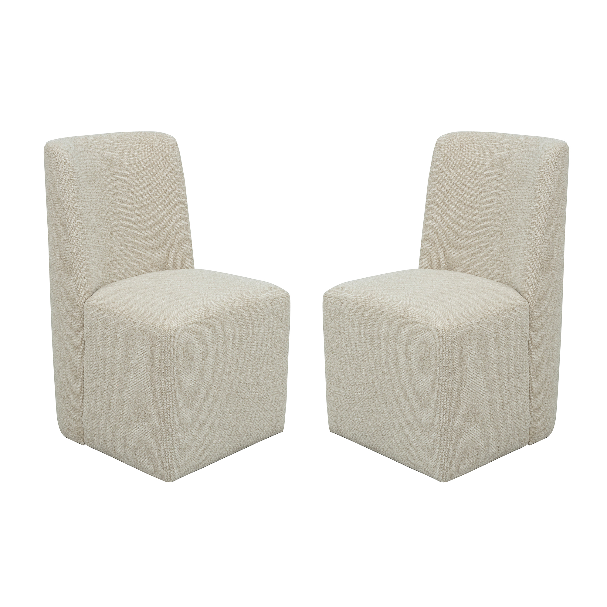 Flexsteel Waterfall Pair of Upholstered Dining Chairs