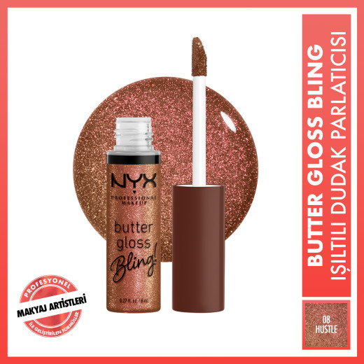 butter gloss bling işıltılı dudak parlatıcısı - 08 bling hustla