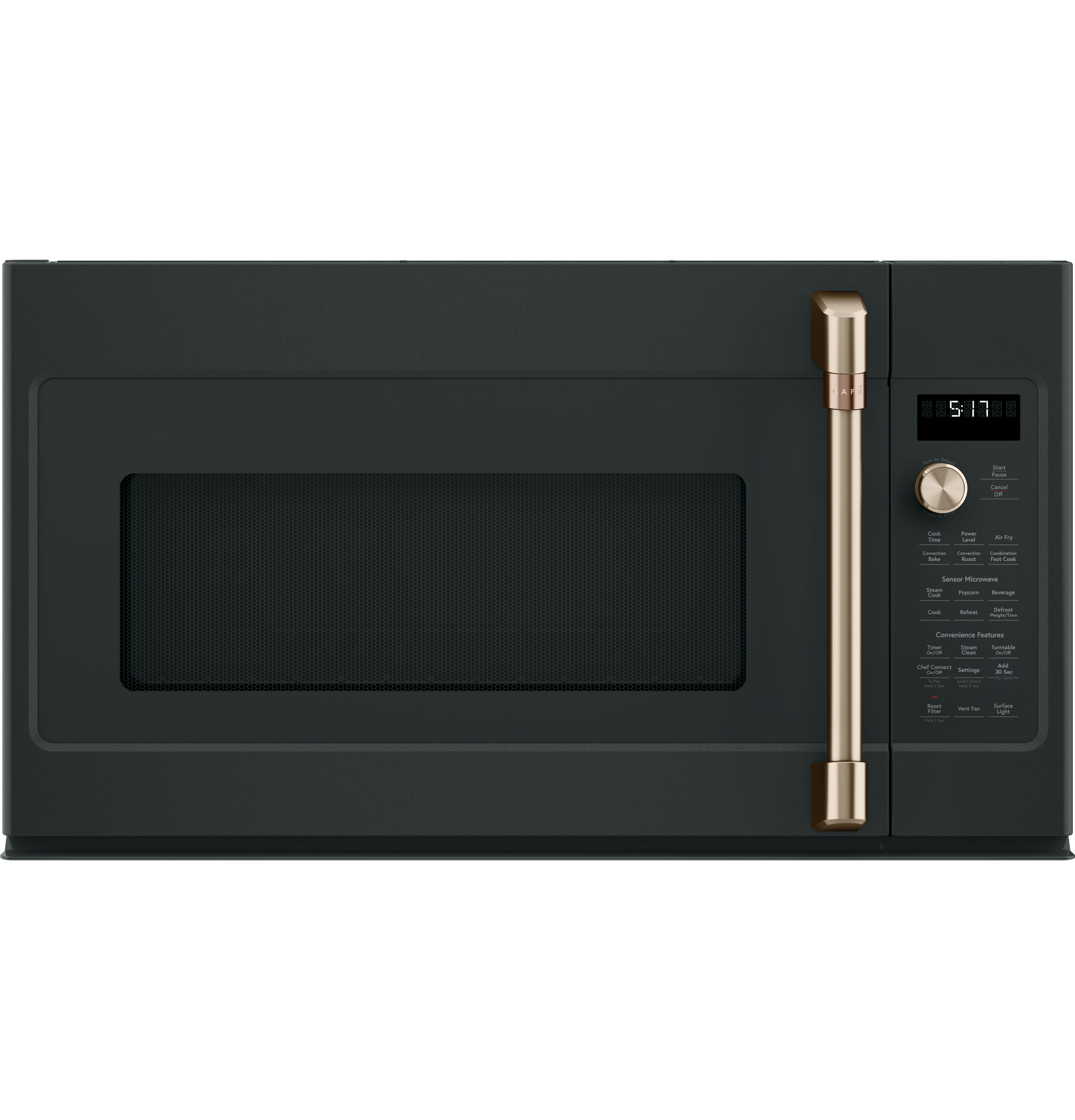 Café™ 1.7 Cu. Ft. Matte Black Over The Range Microwave view 6