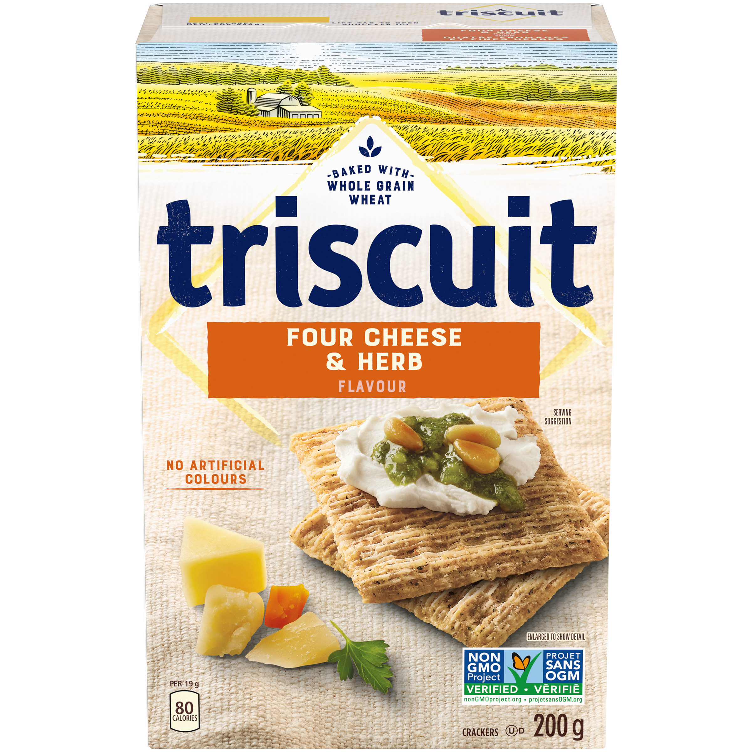 Triscuit Four Cheese & Herb Crackers 200 G