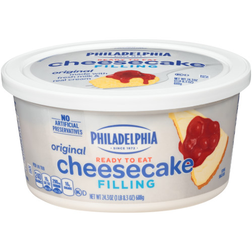  PHILADELPHIA Cheesecake Filling, 24.3 oz. (Pack of 6) 