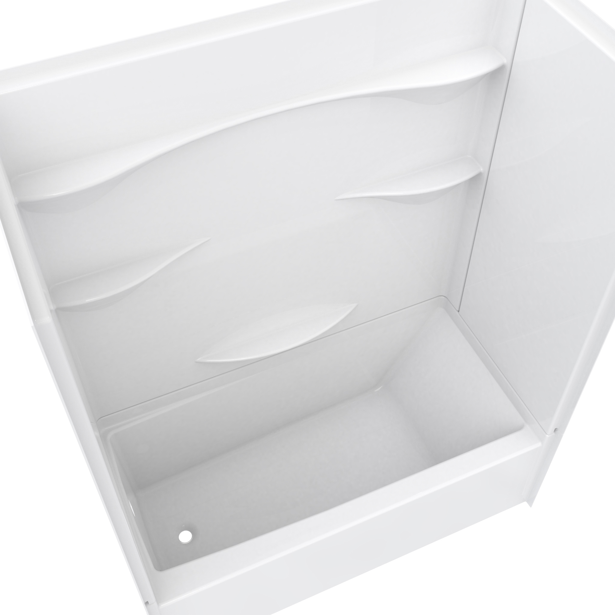 Acrylx Alcove Four Piece Tub Shower In view 5