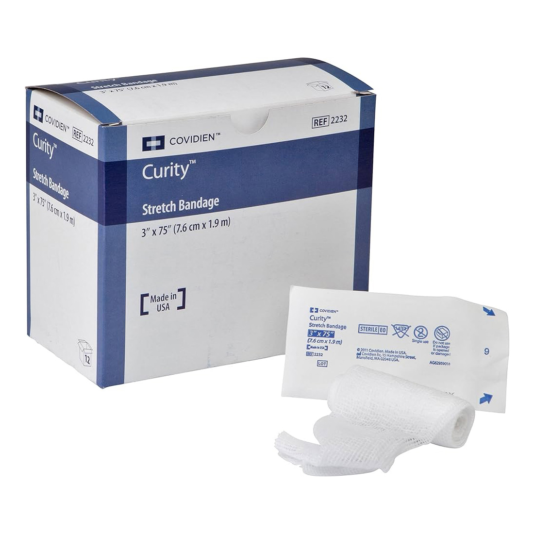 Curity™ Conform Stretch Gauze, 3" x 2yds, Sterile - 96/Case
