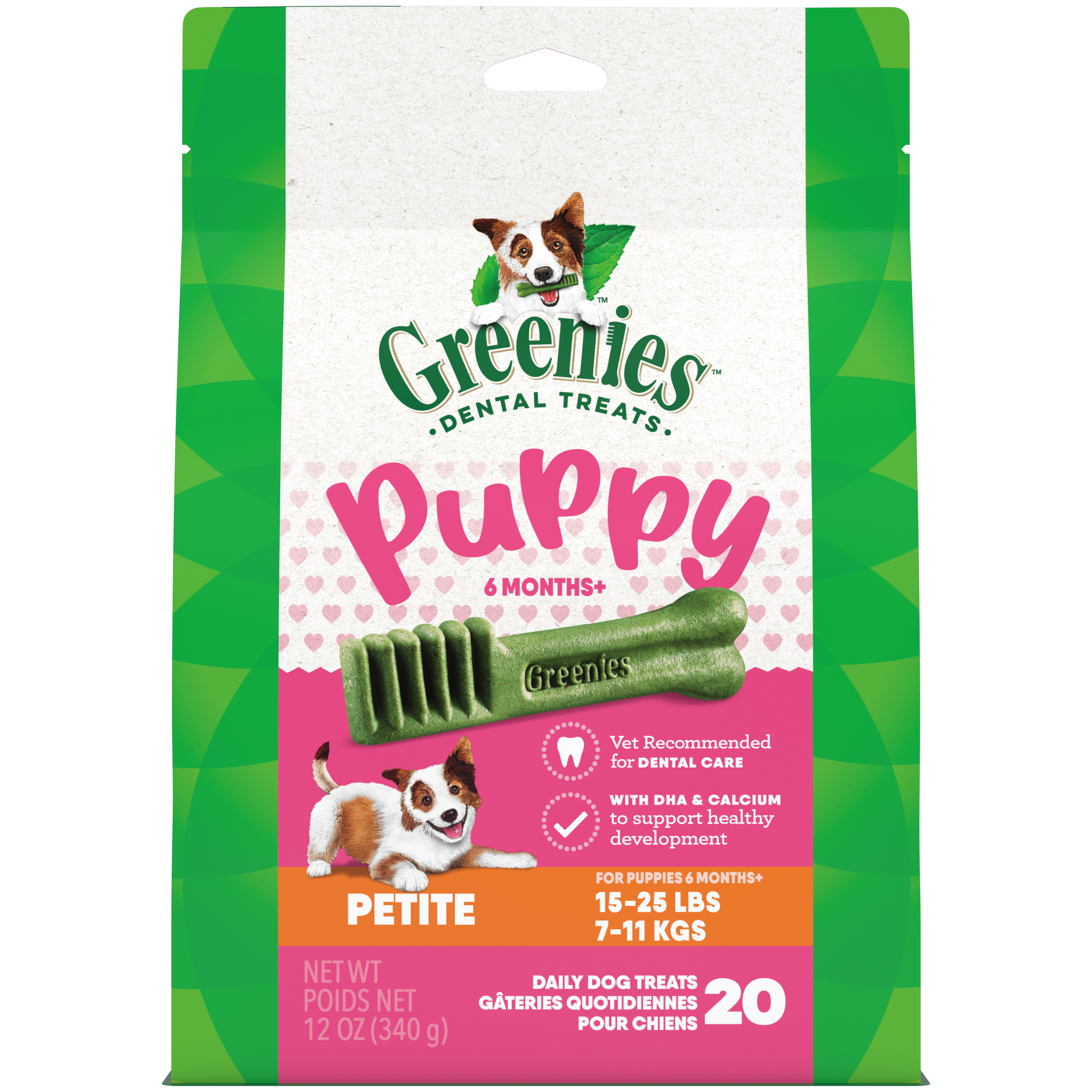 12oz Greenies PUPPY Petite Treat Pack - Treats