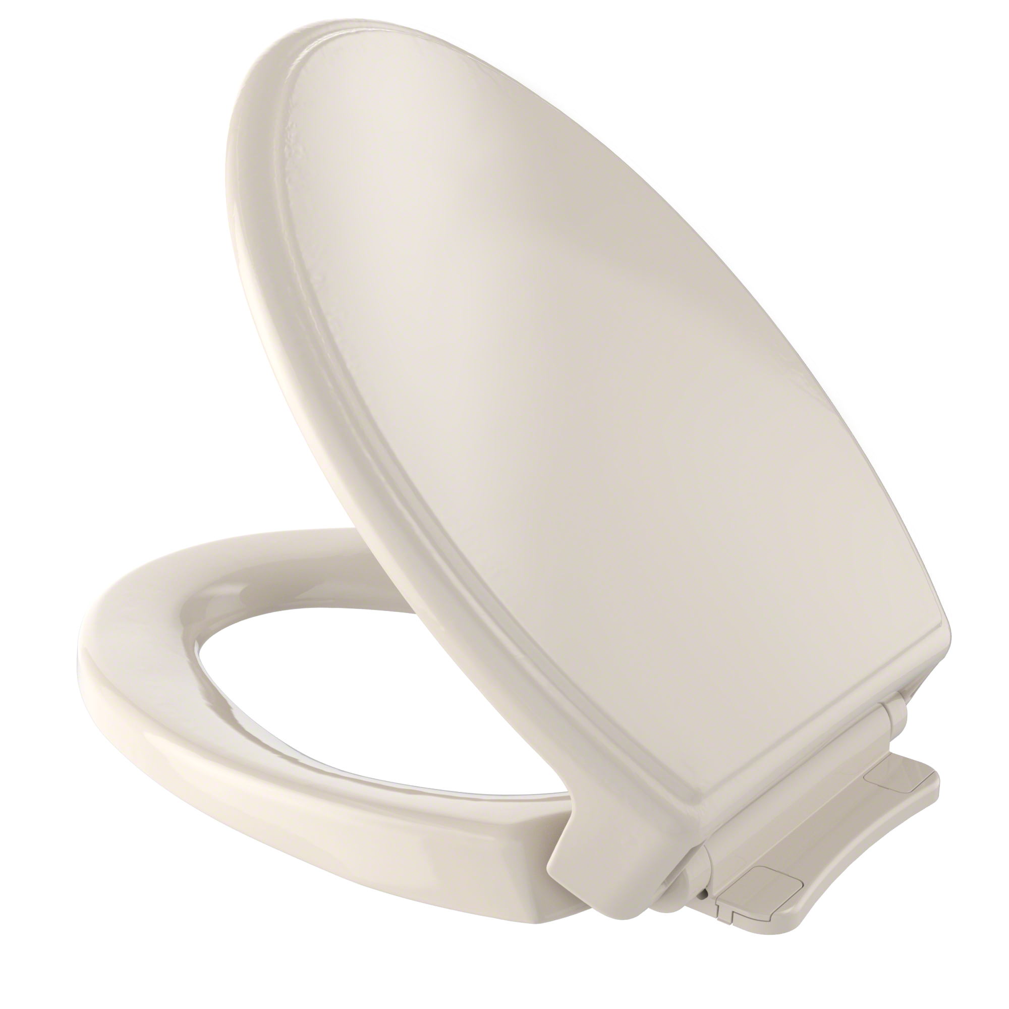 TOTO Traditional SoftClose Non Slamming, Slow Close Elongated Toilet Seat and Lid, Bone, Plastic, SS154#03