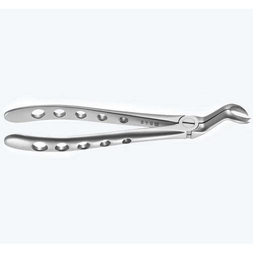 X-TRAC® Atraumatic Extraction Forceps, Upper Left Molar with 3-Prong, Cross Serrated Beaks