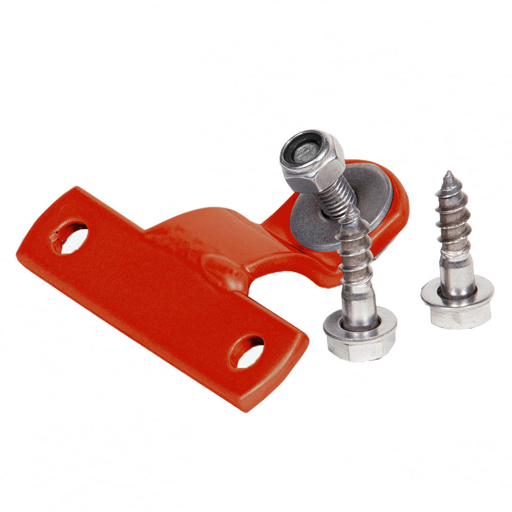 Finntack Bracket for Fastening Of Side Pipes to Wooden Shaft