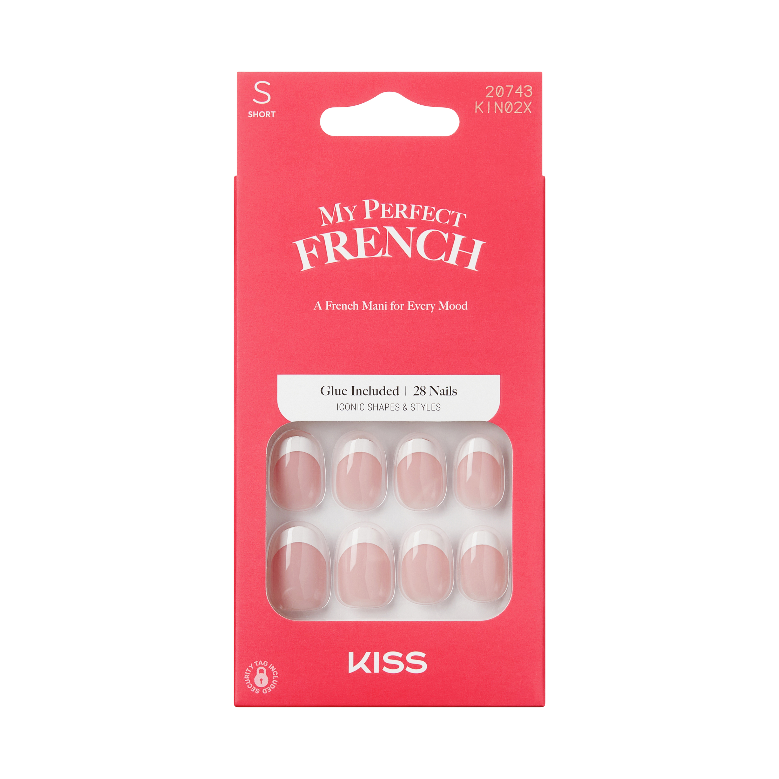 KISS My Perfect French Press On Glue Nails - Somewhere