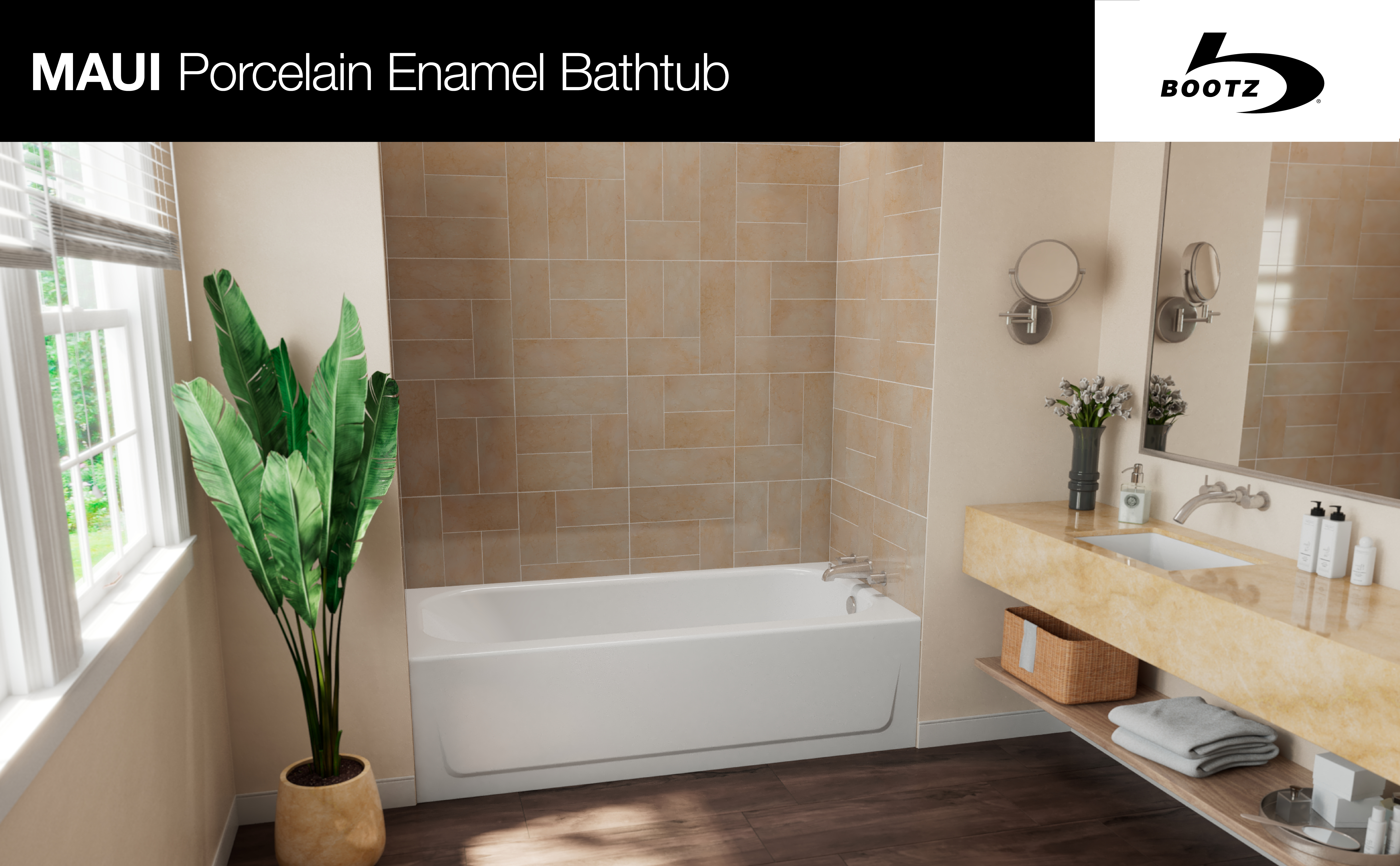 Bootz Maui: Premium Comfort Alcove Bathtub