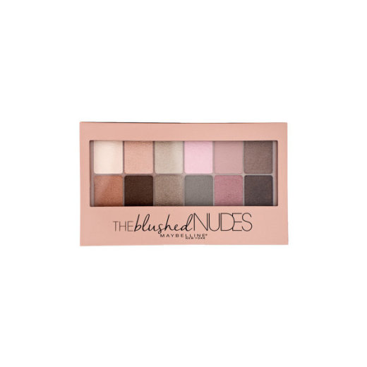 maybelline new york the blushed nudes far paleti