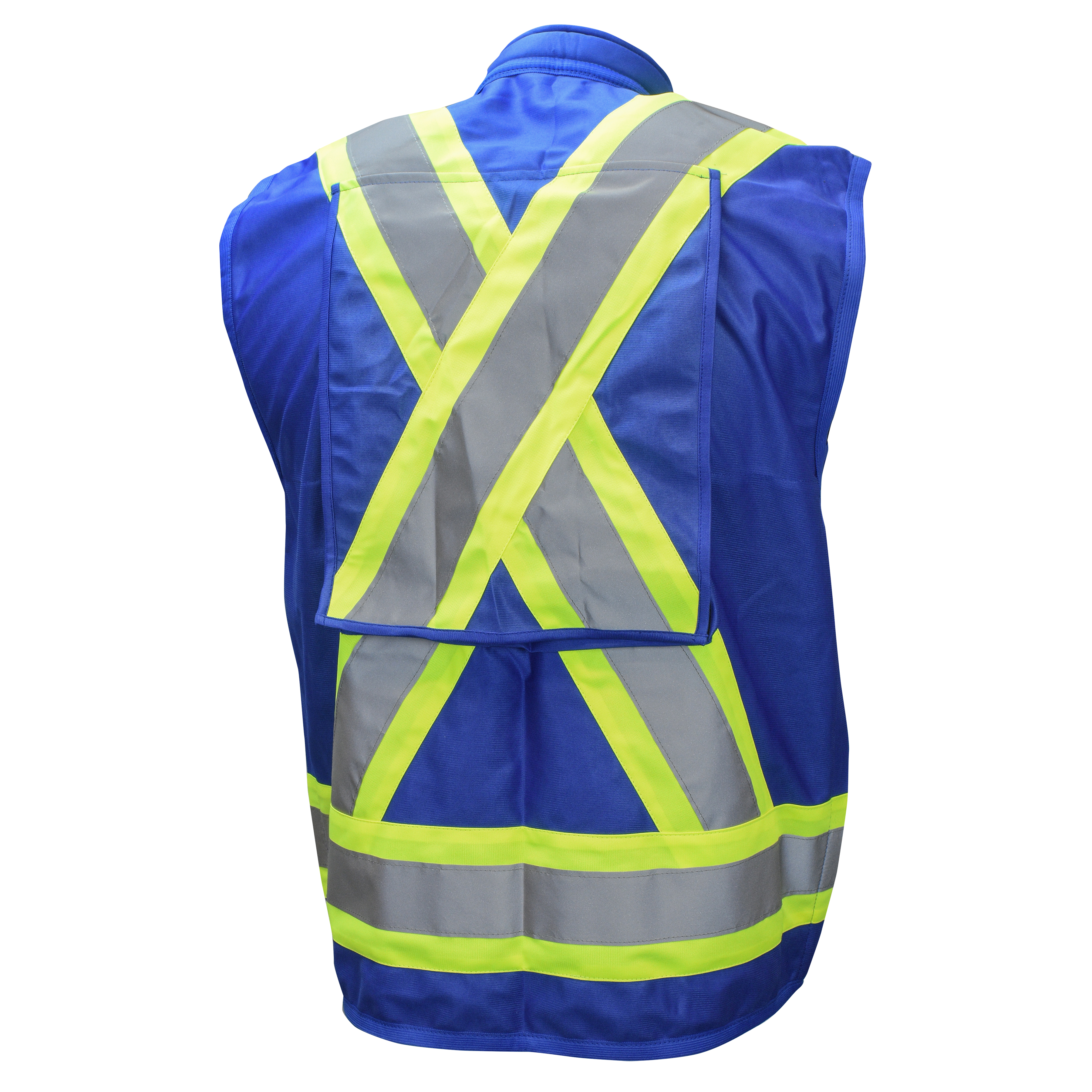 Picture of Radians SV030X-1 Heavy Duty 10-Pocket Cruiser Vest with Back Pouch X-Back