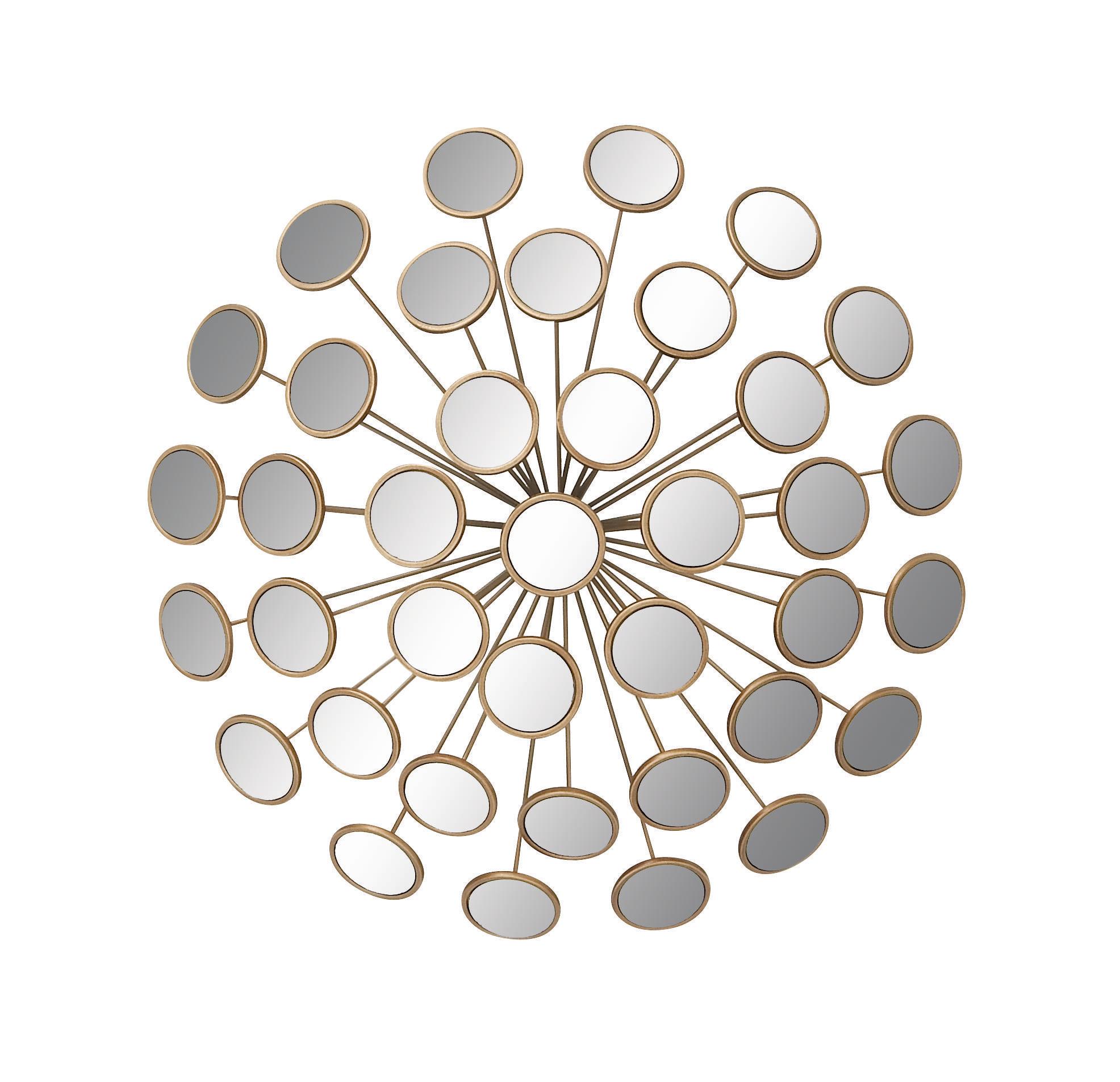 gold metal  wall decor, 24" x 6" x 24"