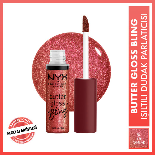 butter gloss bling işıltılı dudak parlatıcısı - 07 big spender