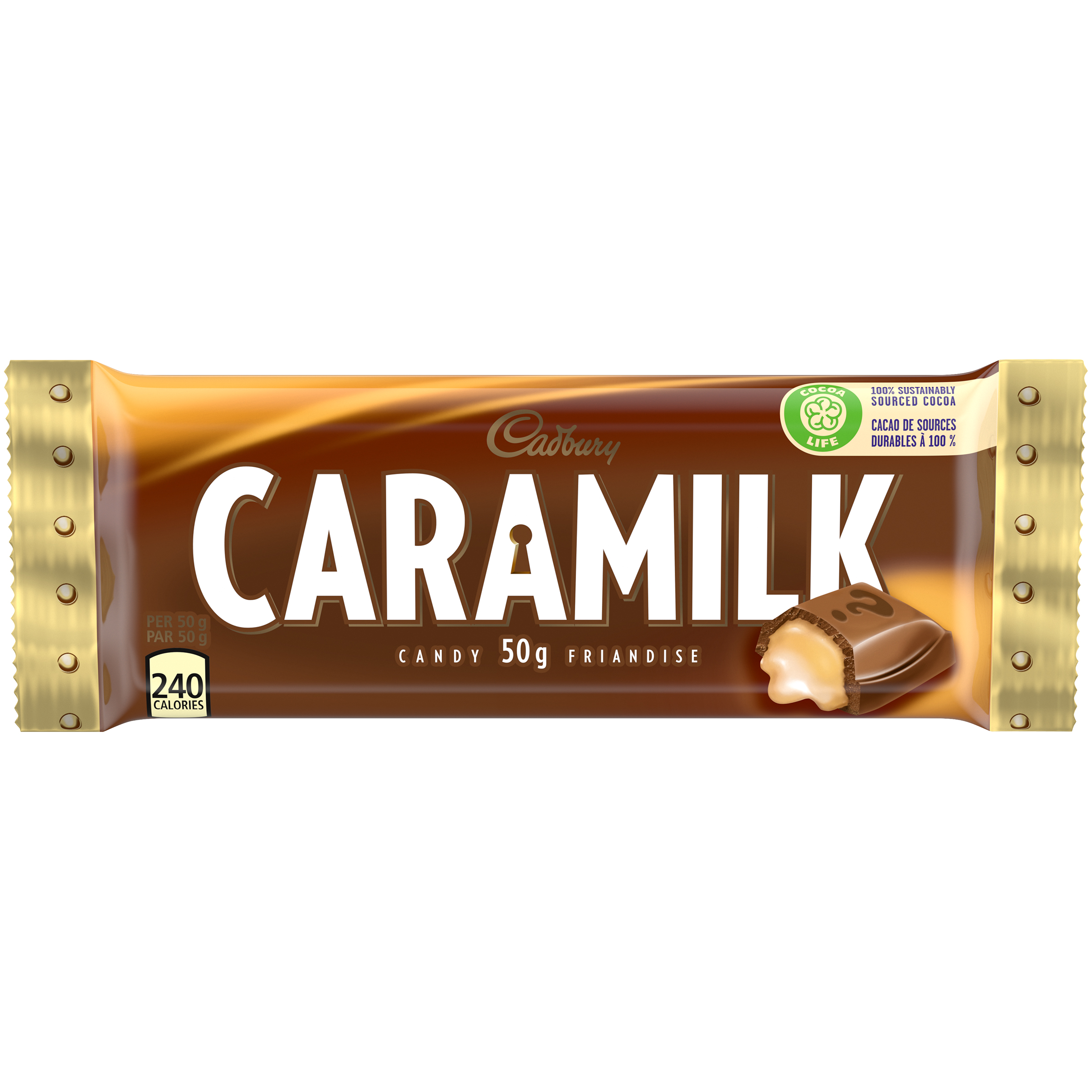 Cadbury Caramilk 50G Singles Chocolate Bar-thumbnail-0