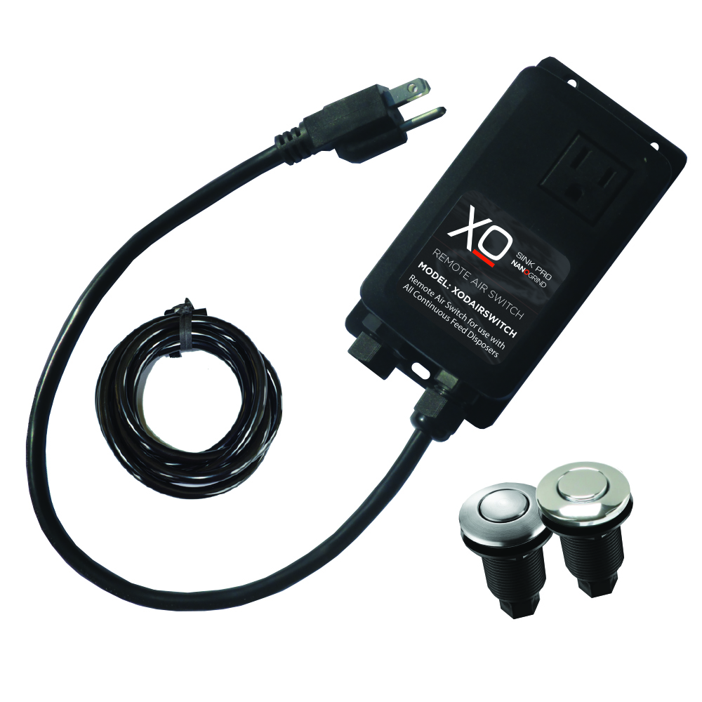 XO Appliances Remote air switch for use with continuous feed disposals