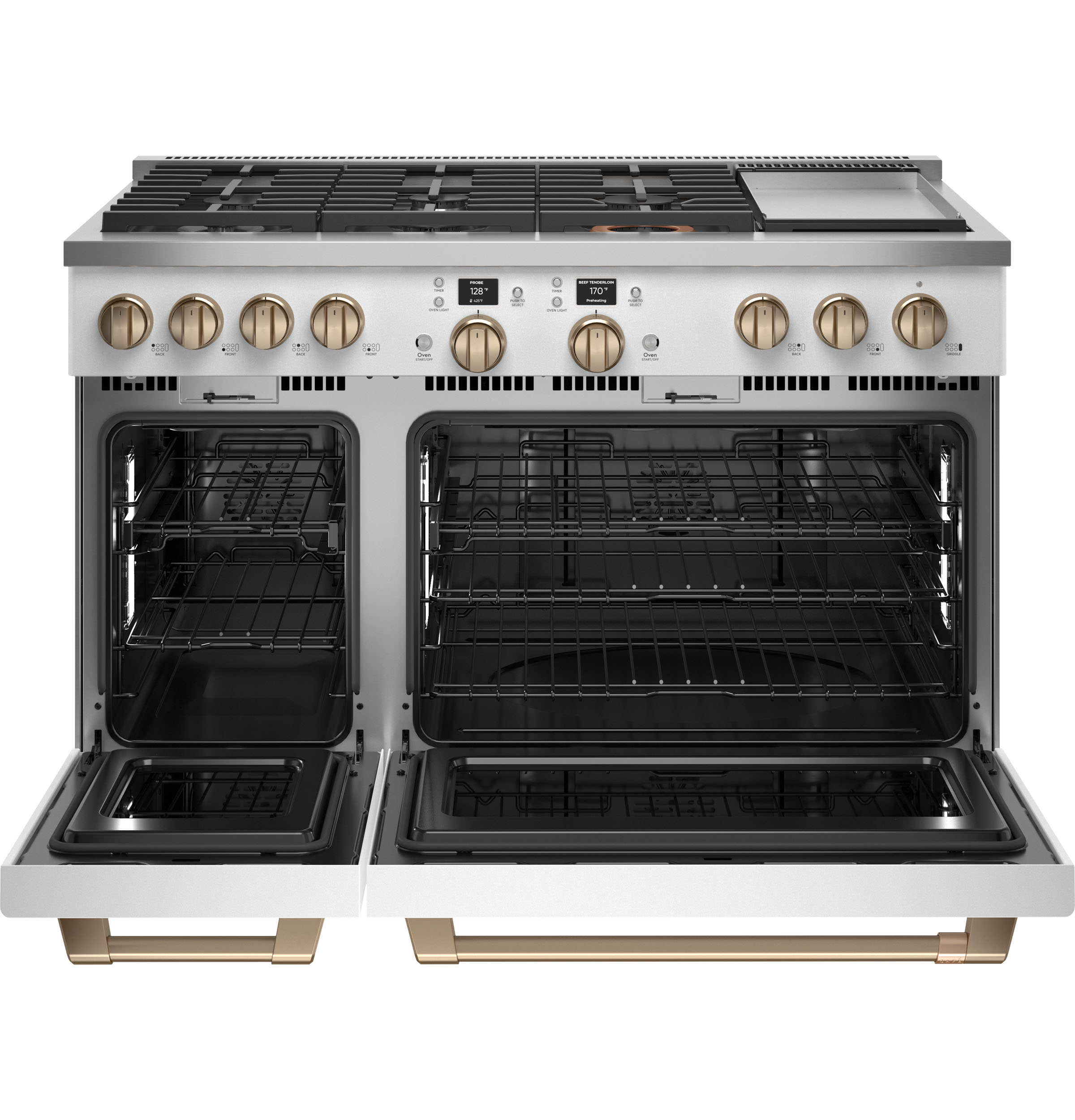 48" Width 6 Burners Dual Fuel Griddle Conv ADA Compliant — Connectable via built-in WiFi view 4