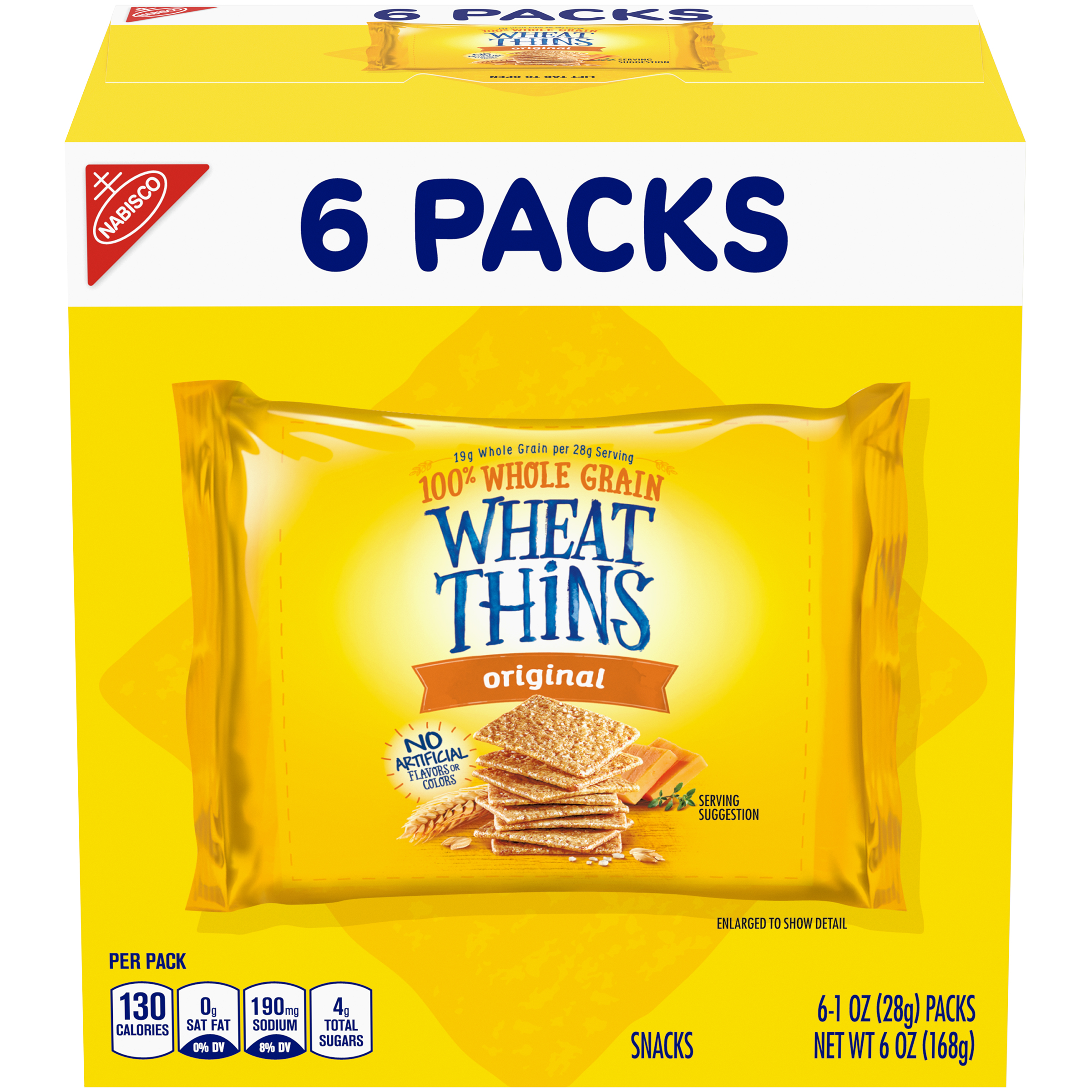 WHEAT THINS Original Crackers-Single Serve 6.0 Oz