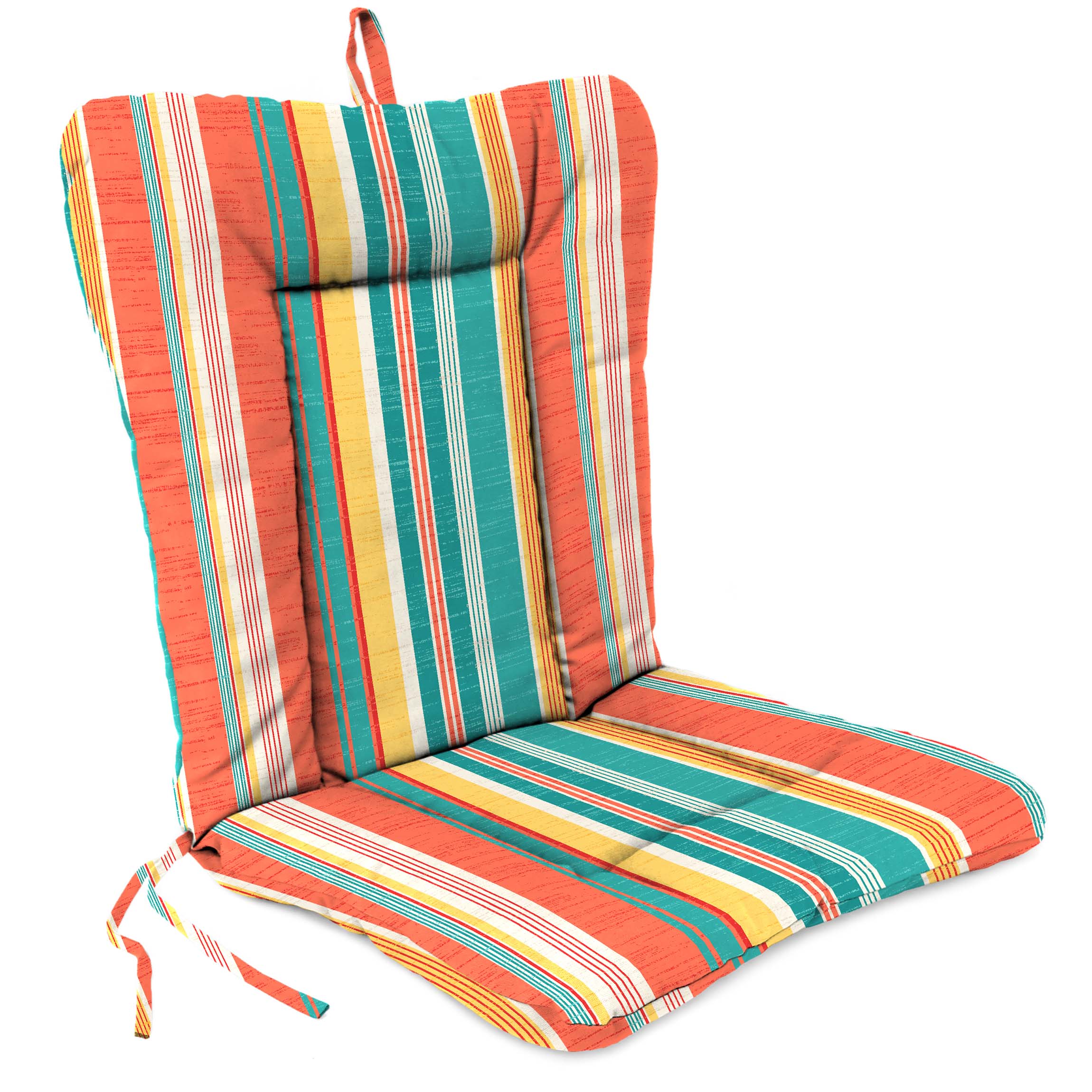 Neu Outdoor Terrasse Schmiedeeisen Stuhl Kissen mit Krawatten und Aufhänger Schlaufe 21" x 38" - Bild 23 von 33
