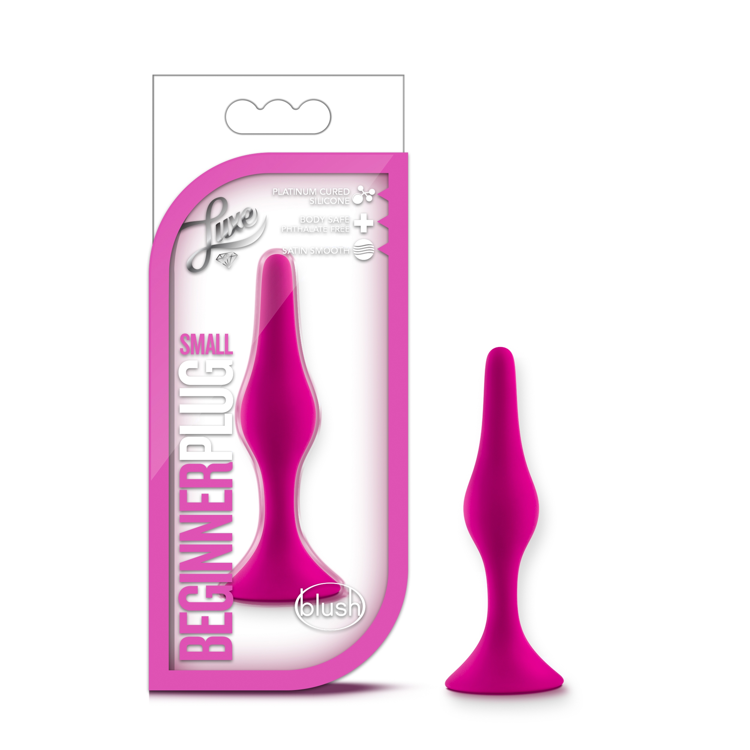 Blush Luxe Beginner Pink 3.25-Inch Anal Plug