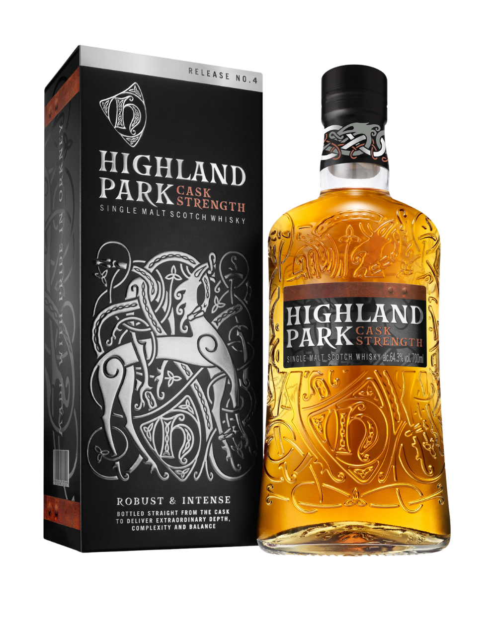 HIGHLAND PARK CASK STRENGTH SINGLE MALT SCOTCH RELEASE 4