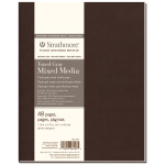 Strathmore 400 Series Art Journal Mixed Media Paper, Toned Gray, Soft Cover Binding, 96 Page/48 Sheet, 7.75x9.75 inch