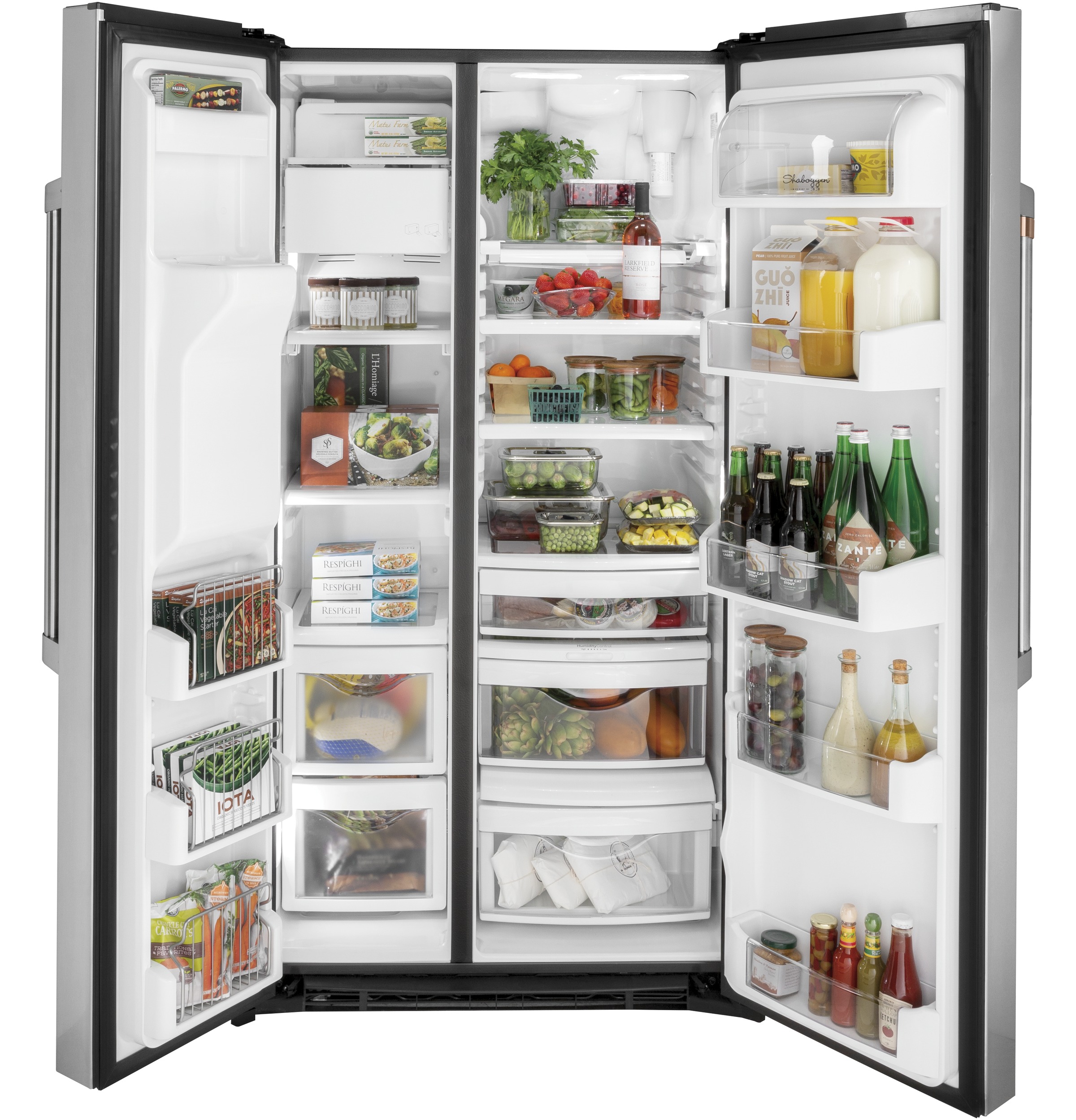 Counter-Depth 22.0 CuFt 36" Width Hidden Hinge Extrnl Dispnr XWF Filter — Connectable via module view 5