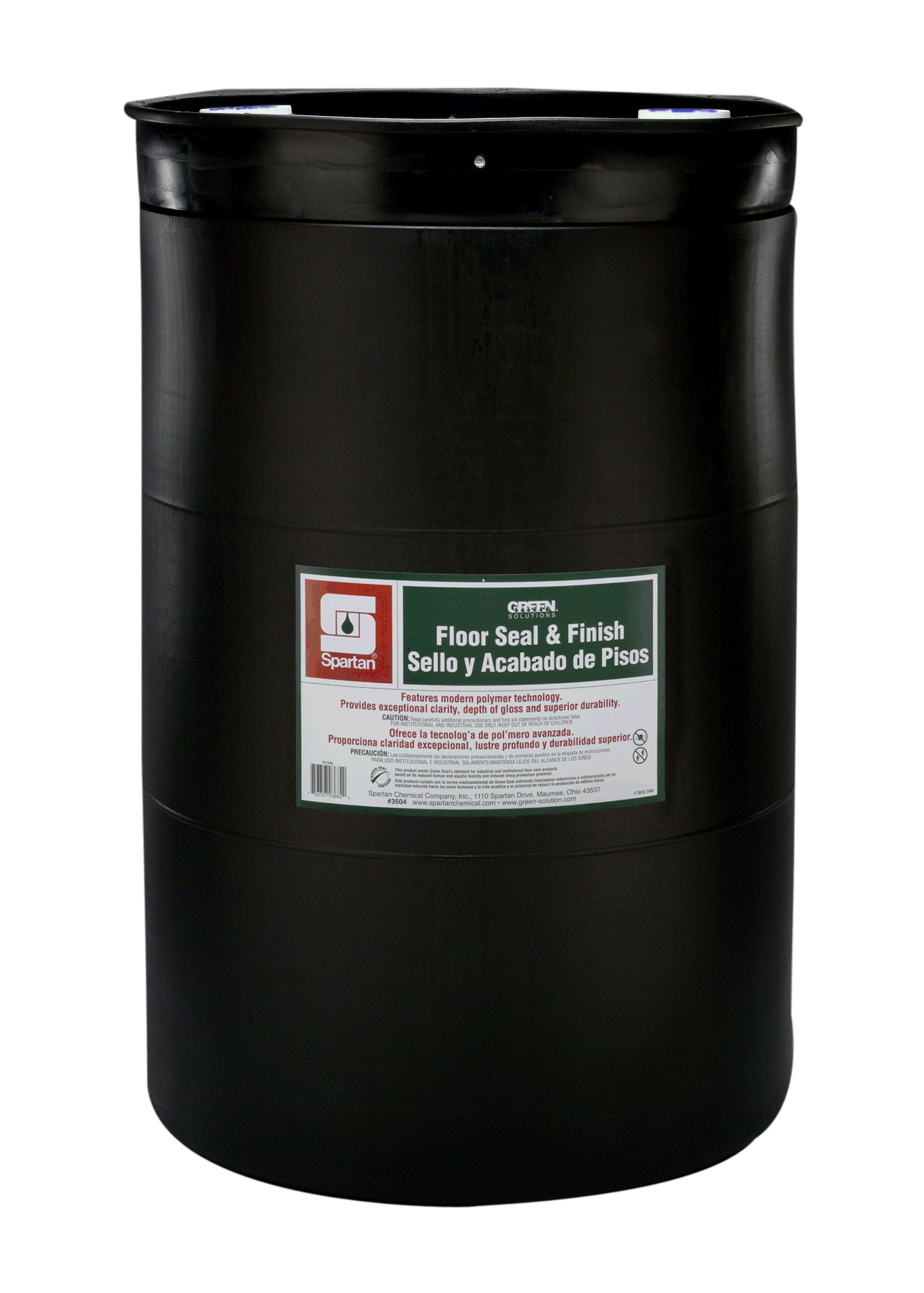 Spartan Chemical Company Green Solutions Floor Seal & Finish, 55 GAL DRUM