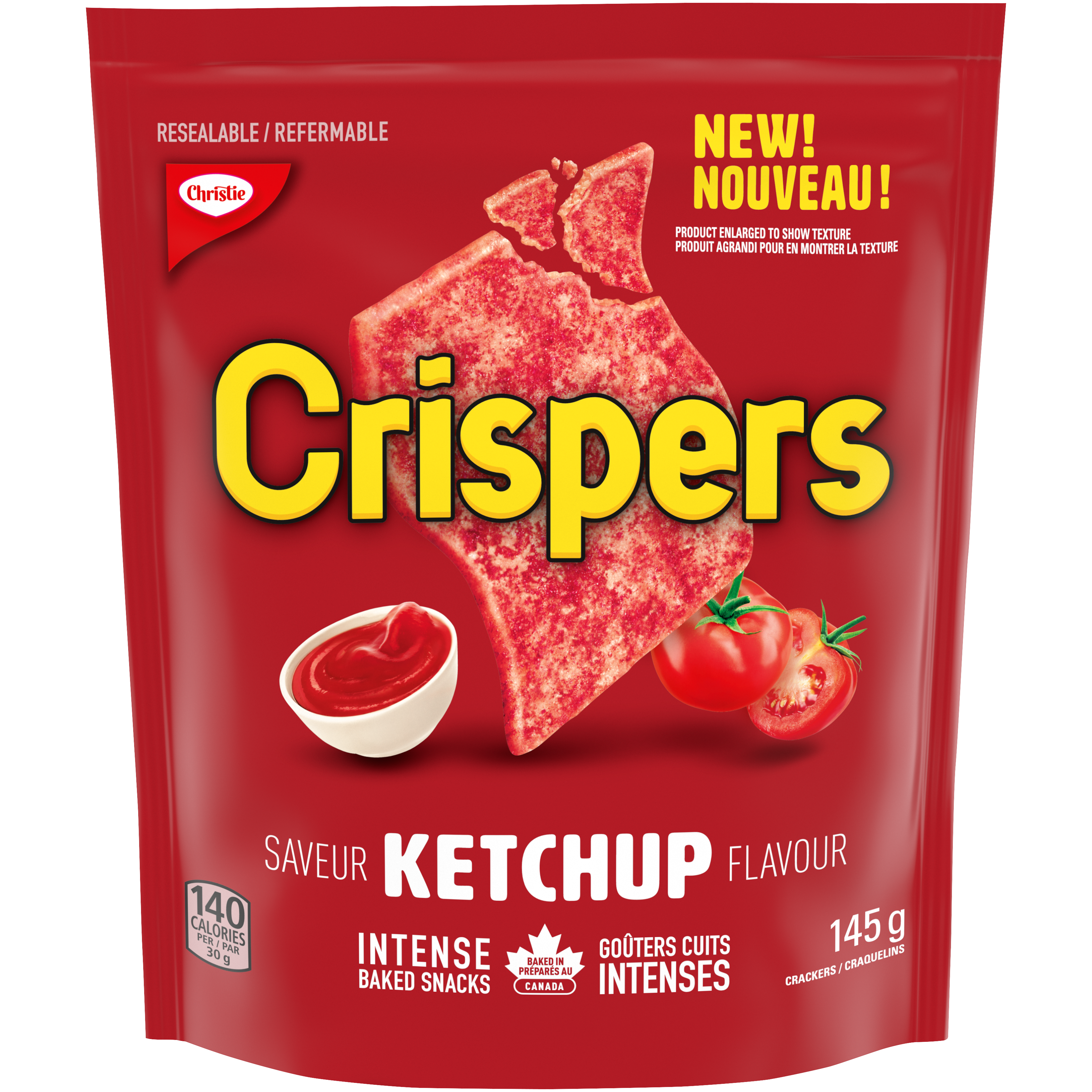 Crispers Ketchup Crackers 145 G