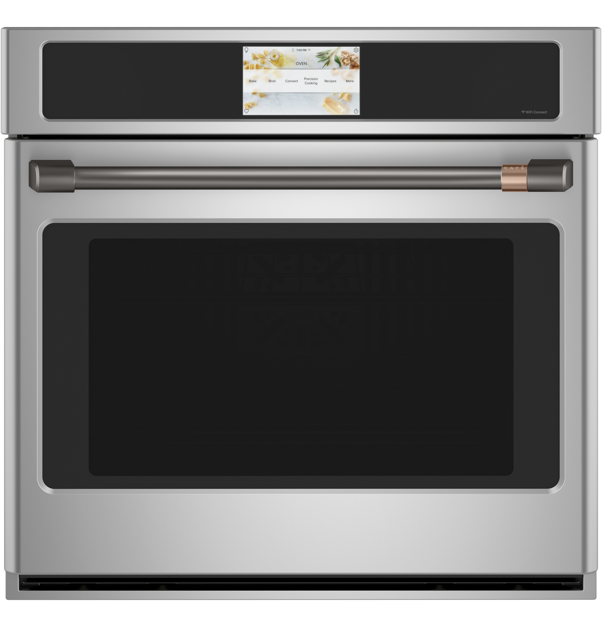 30" Width Hndl Kit for Sgl Wall Ovens Brushed Black For use w/ Wall Ovens — Not Connectable view 5