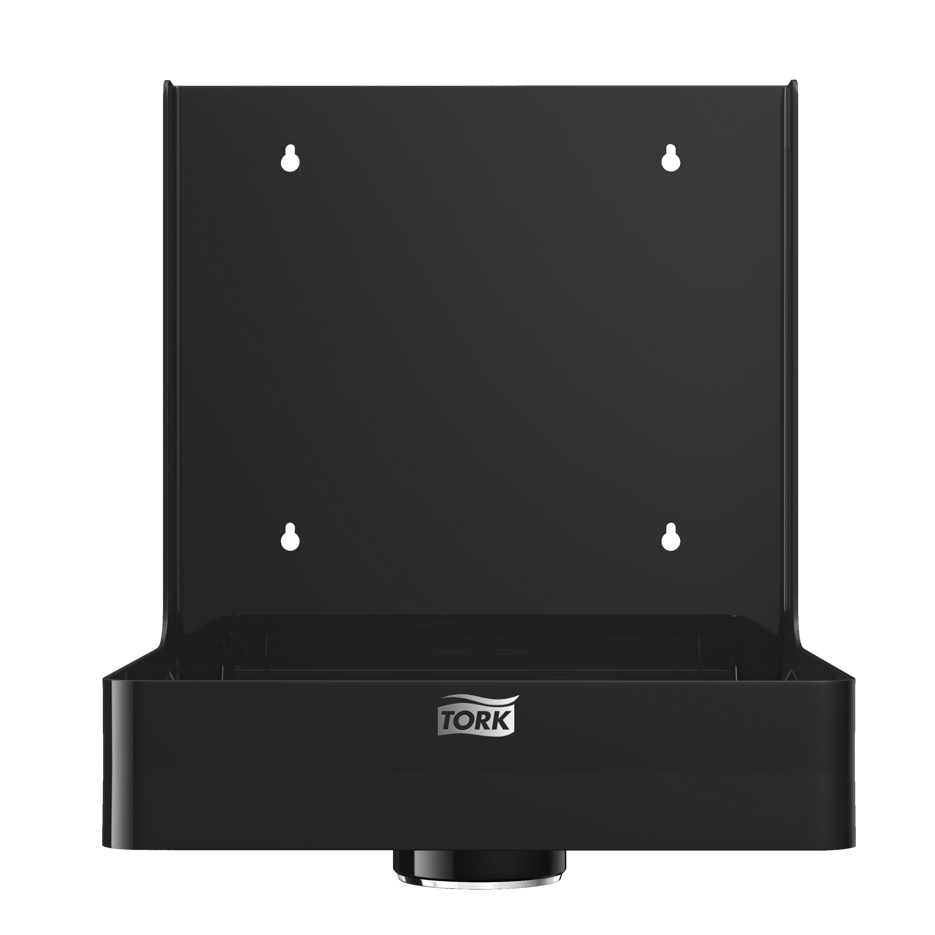 Aftørringsdispenser, Til aftørringsruller, Centerfeed, Sort, Tork W3