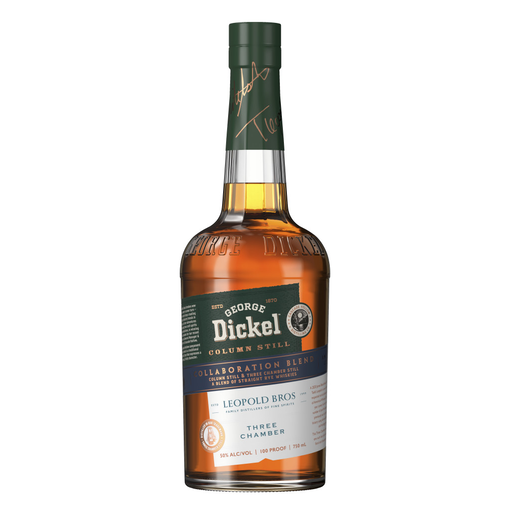 GEORGE DICKEL AND LEOPOLD BROTHERS COLLABORATION BLEND RYE WHISKY