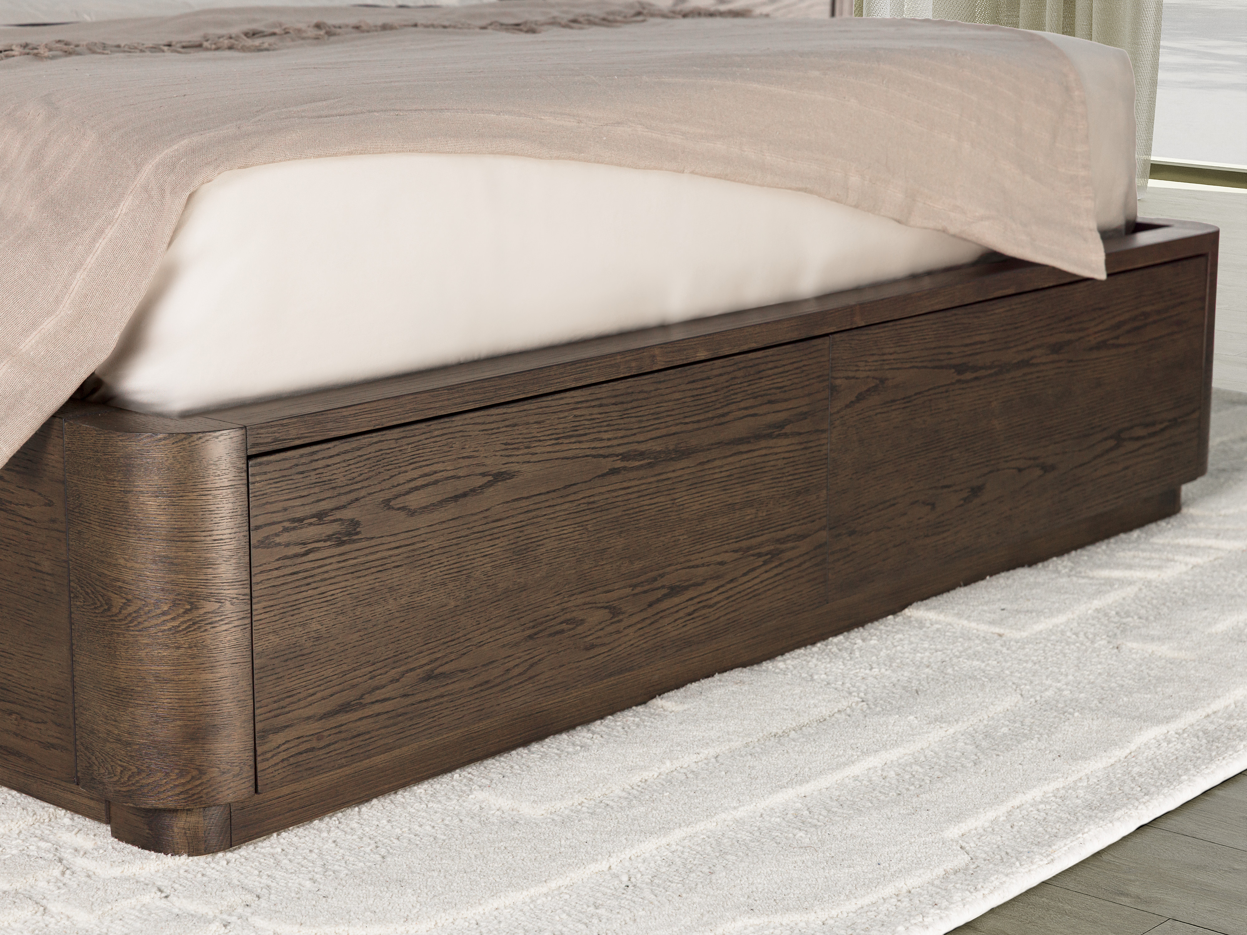 Flexsteel Athens Queen Upholstered Storage Bed