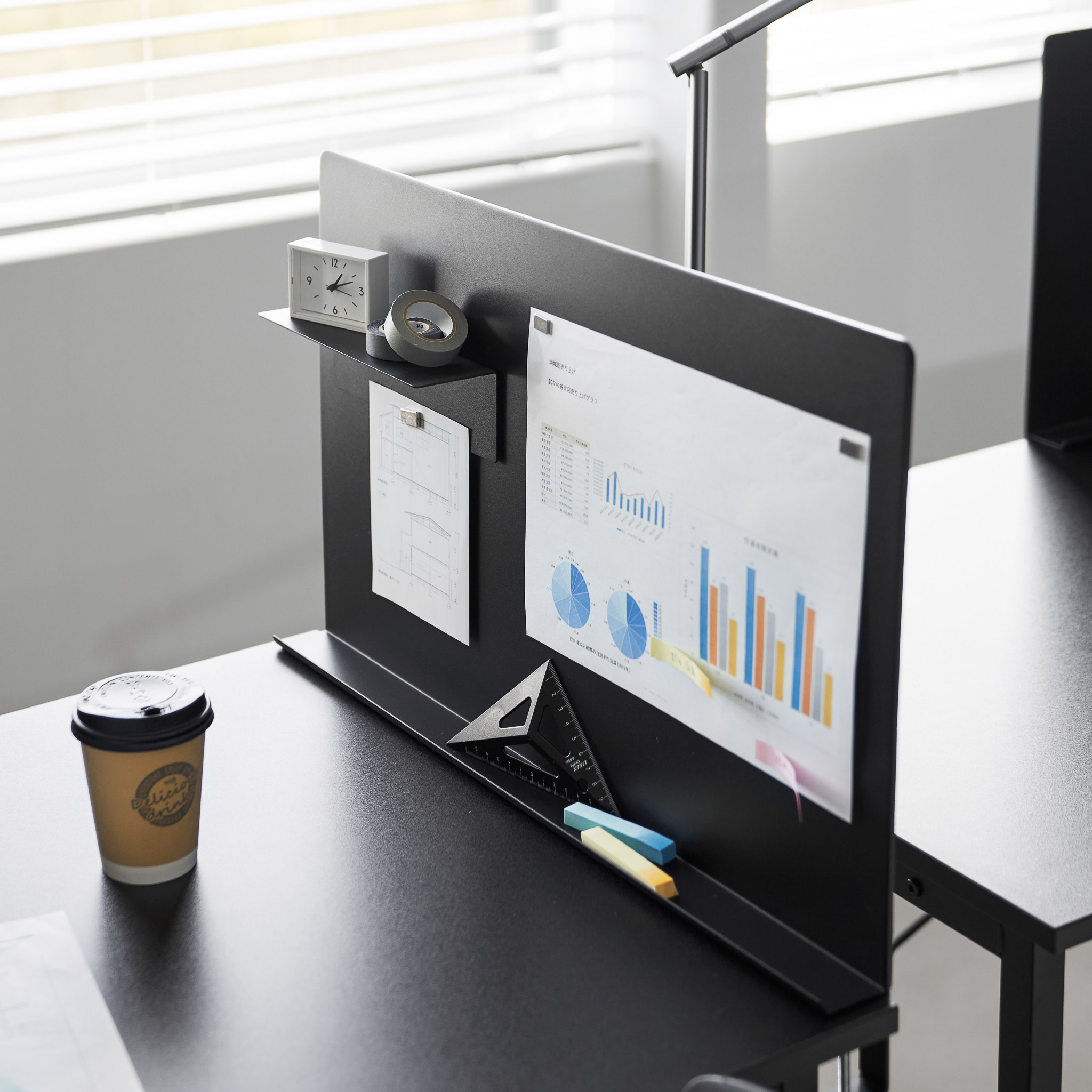 Magnetic Desk Panel : Doubles as a Desk Divider