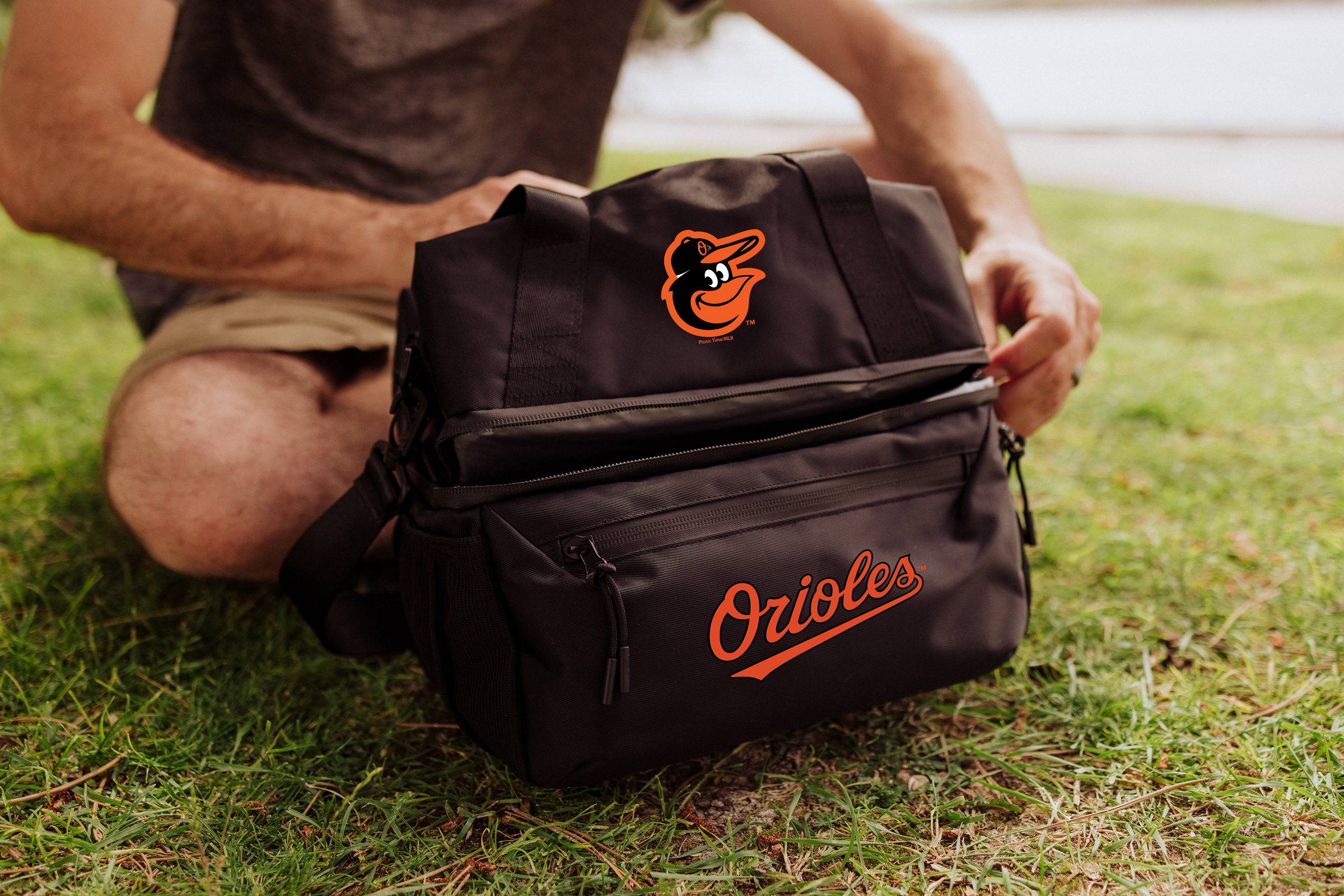 Baltimore Orioles - Tarana Recycled Lunch Bag Cooler with Utensils
