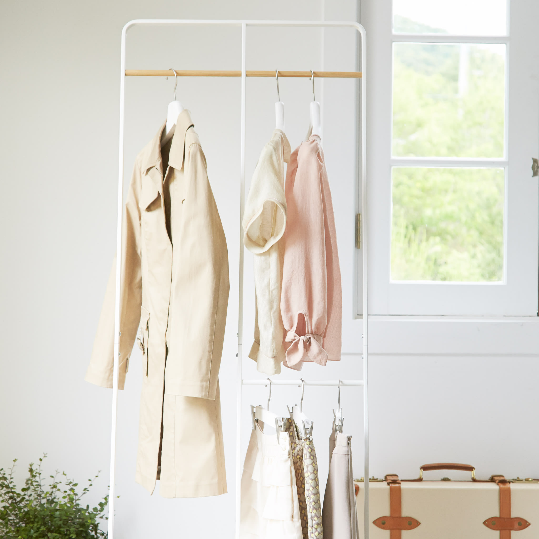 Wide Coat Rack : Versatile Storage