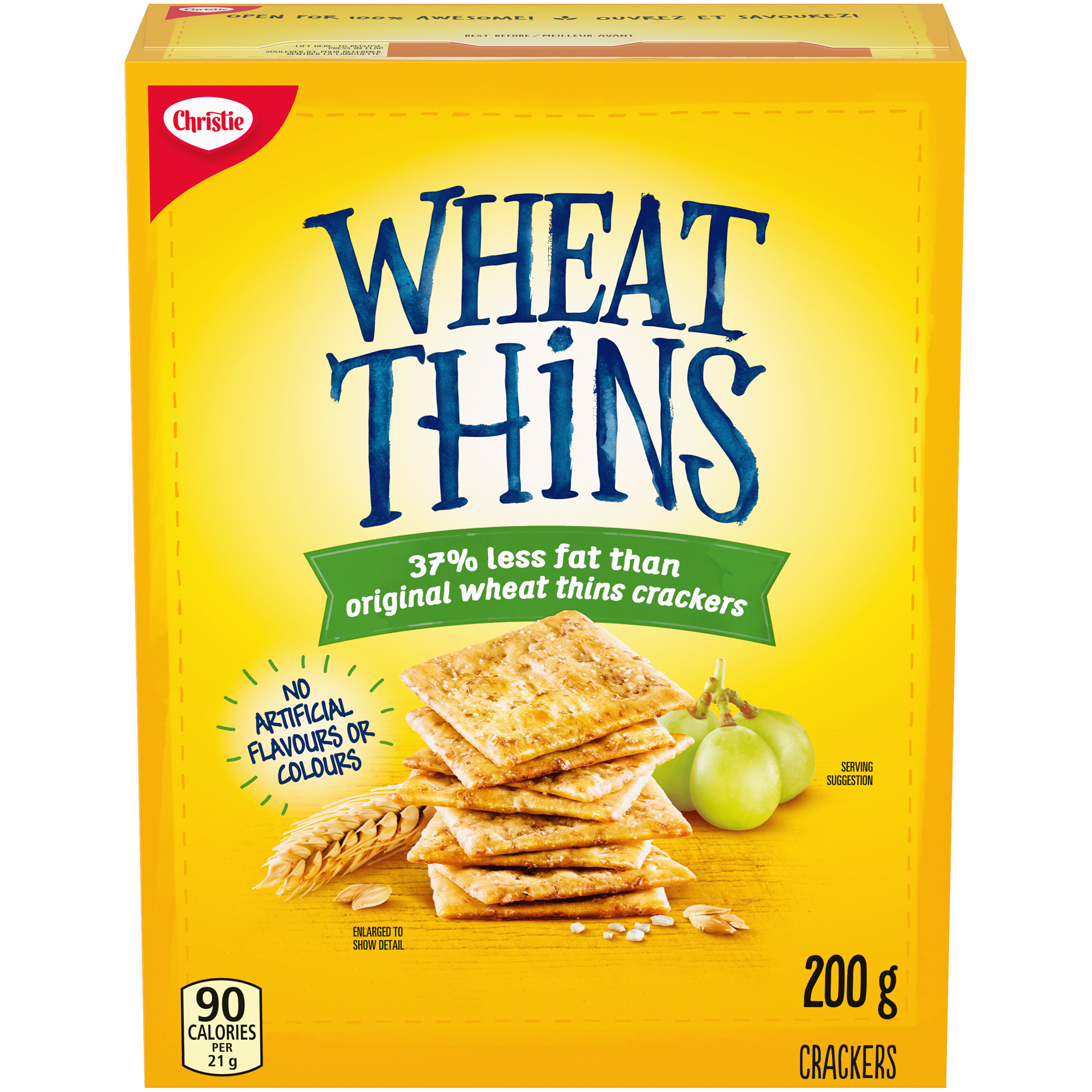 Wheat Thins 37% Less Fat Crackers 200 G-0
