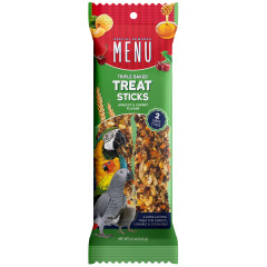Image of Vitakraft MENU Treat Sticks for Parrots Apricot & Cherry Flavor - 2 Sticks