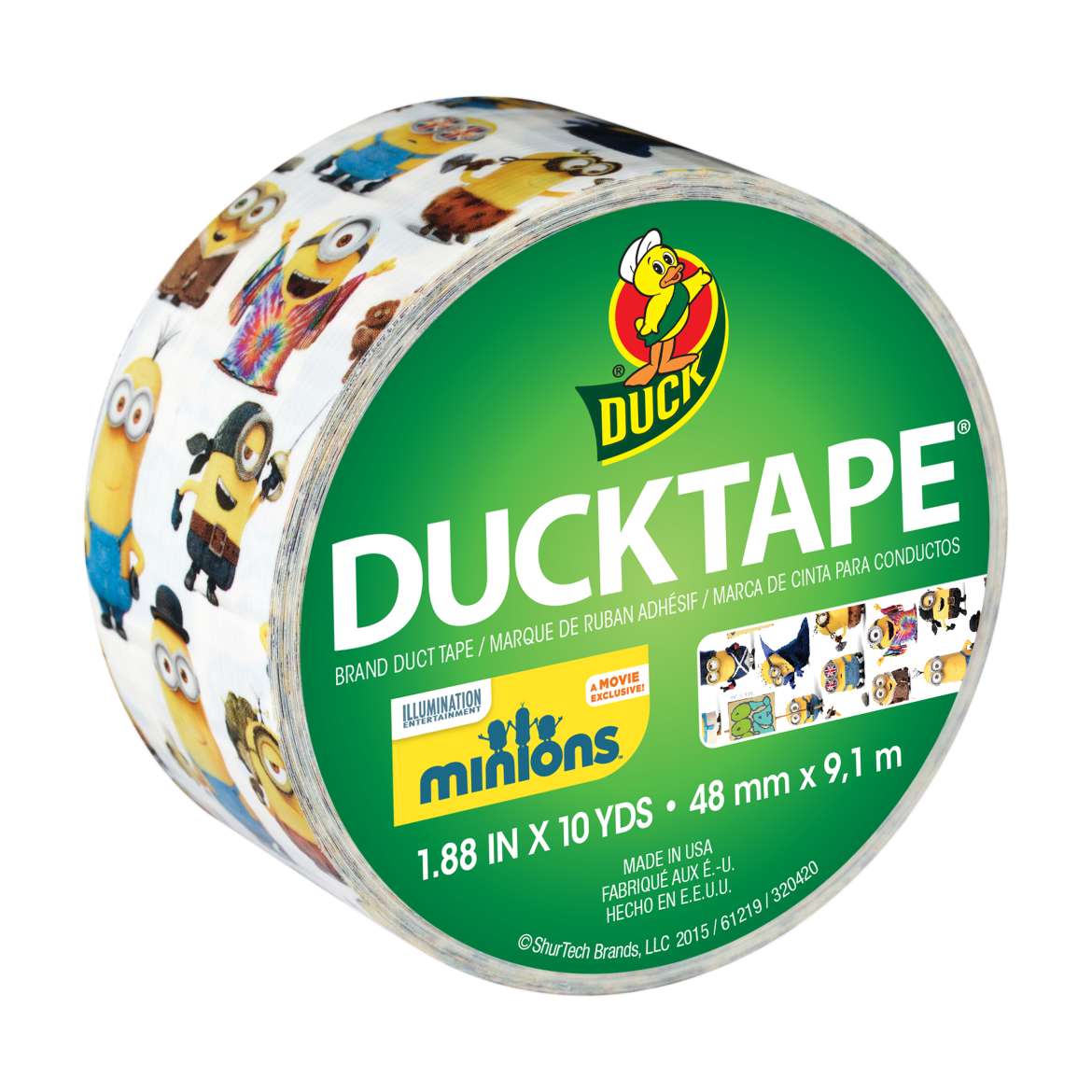 Minions Duck Tape® Brand Duct Tape, 1.88 in. x 10 yd. Image