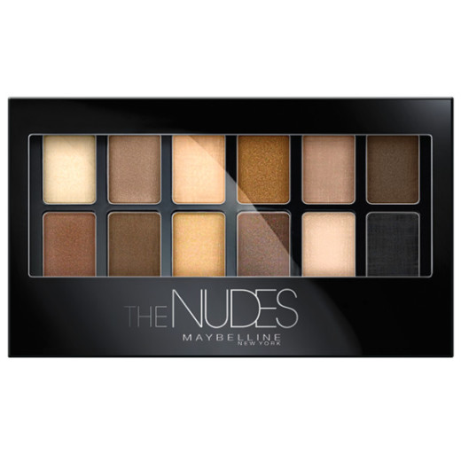 maybelline new york the nudes far paleti