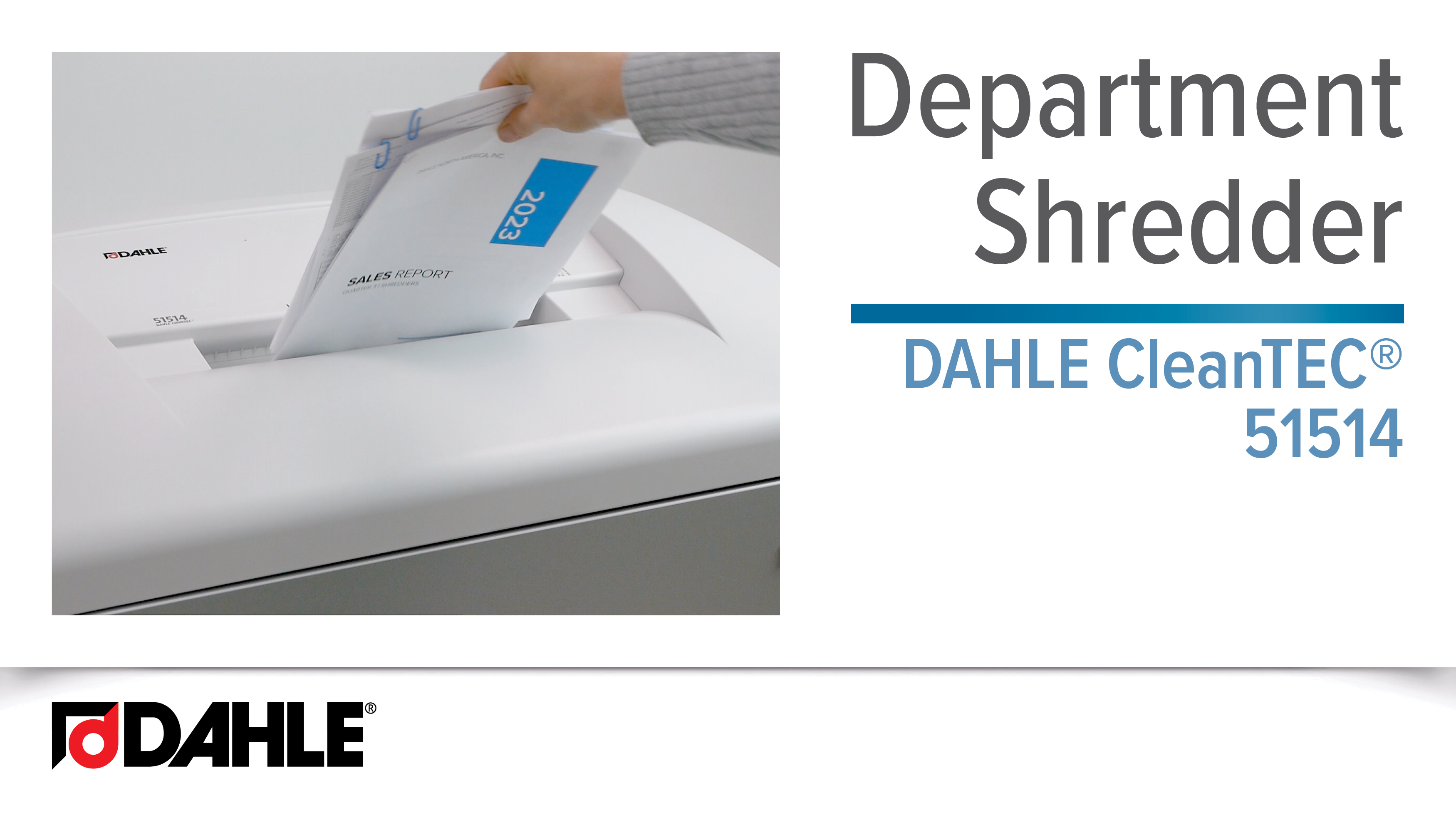 <big><strong>Dahle 51514 </strong></big> <BR> CleanTEC® Shredder