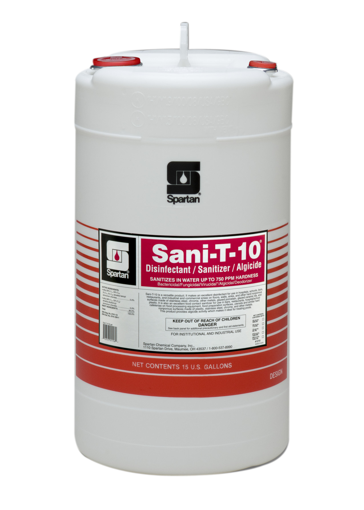 Spartan Chemical Company Sani-T-10, 15 GAL DRUM